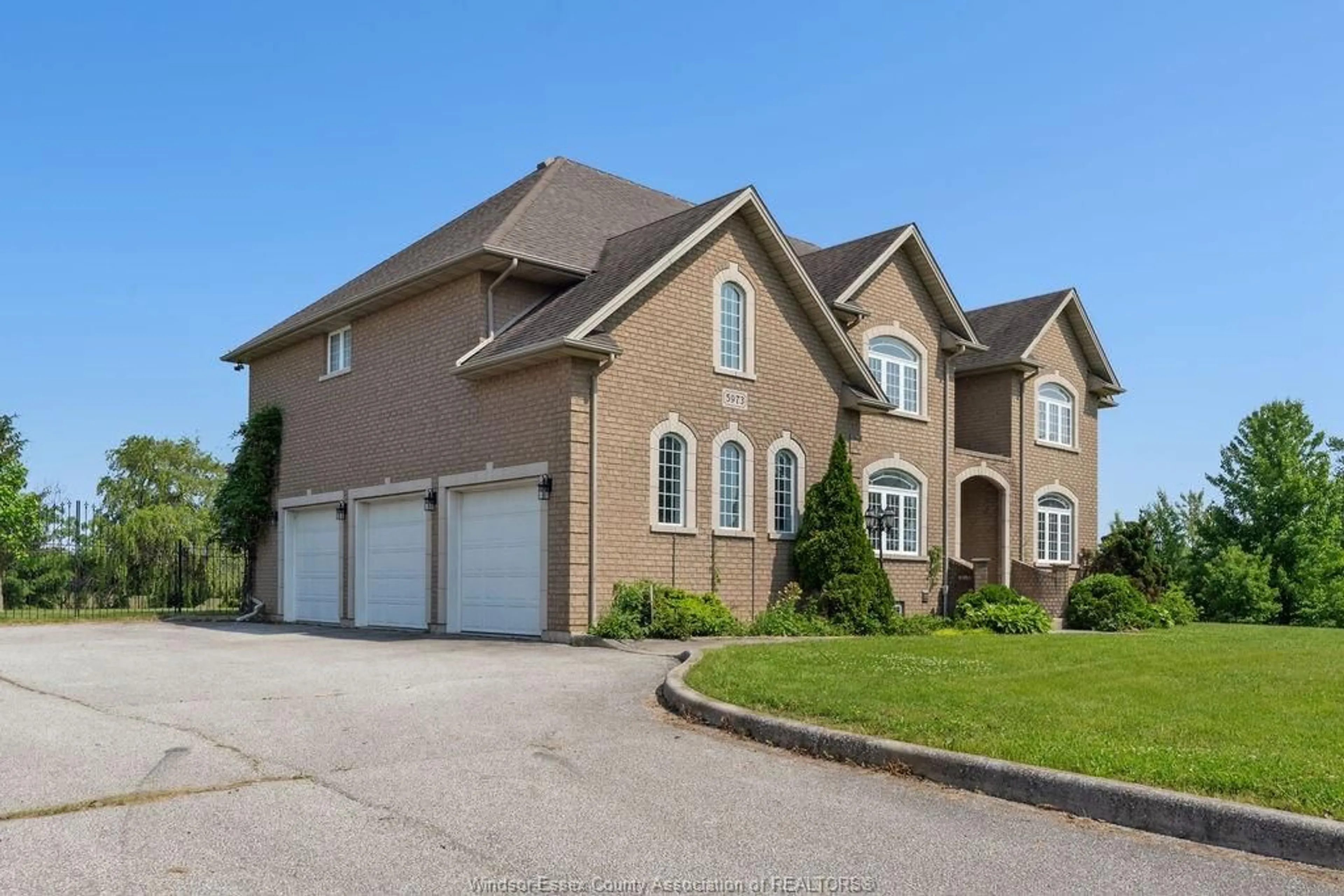 Home with brick exterior material, street for 5973 Concession 5, Amherstburg Ontario N9V 2Y9