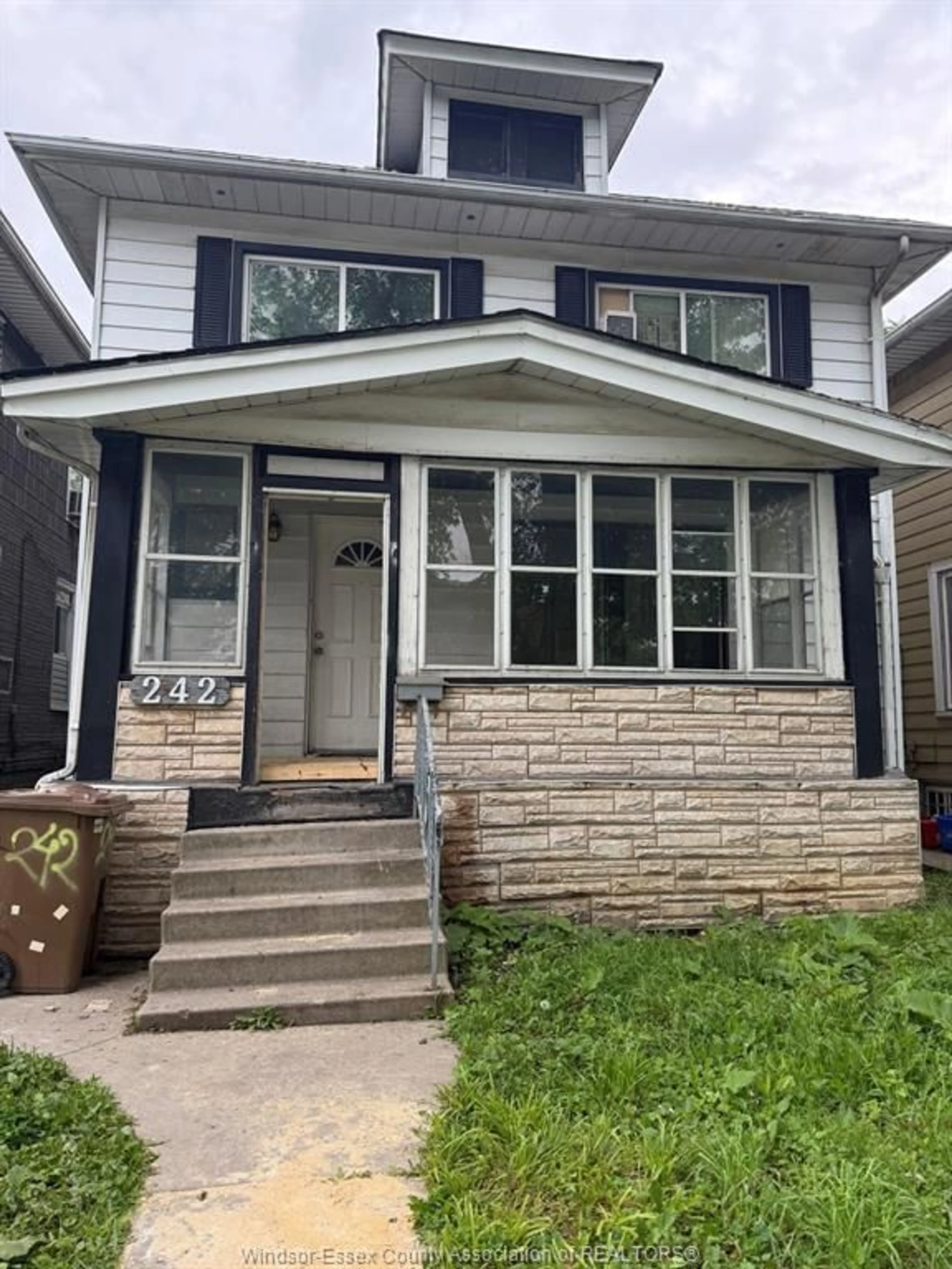 Home with brick exterior material, street for 242 BRIDGE, Windsor Ontario N9B 2M2
