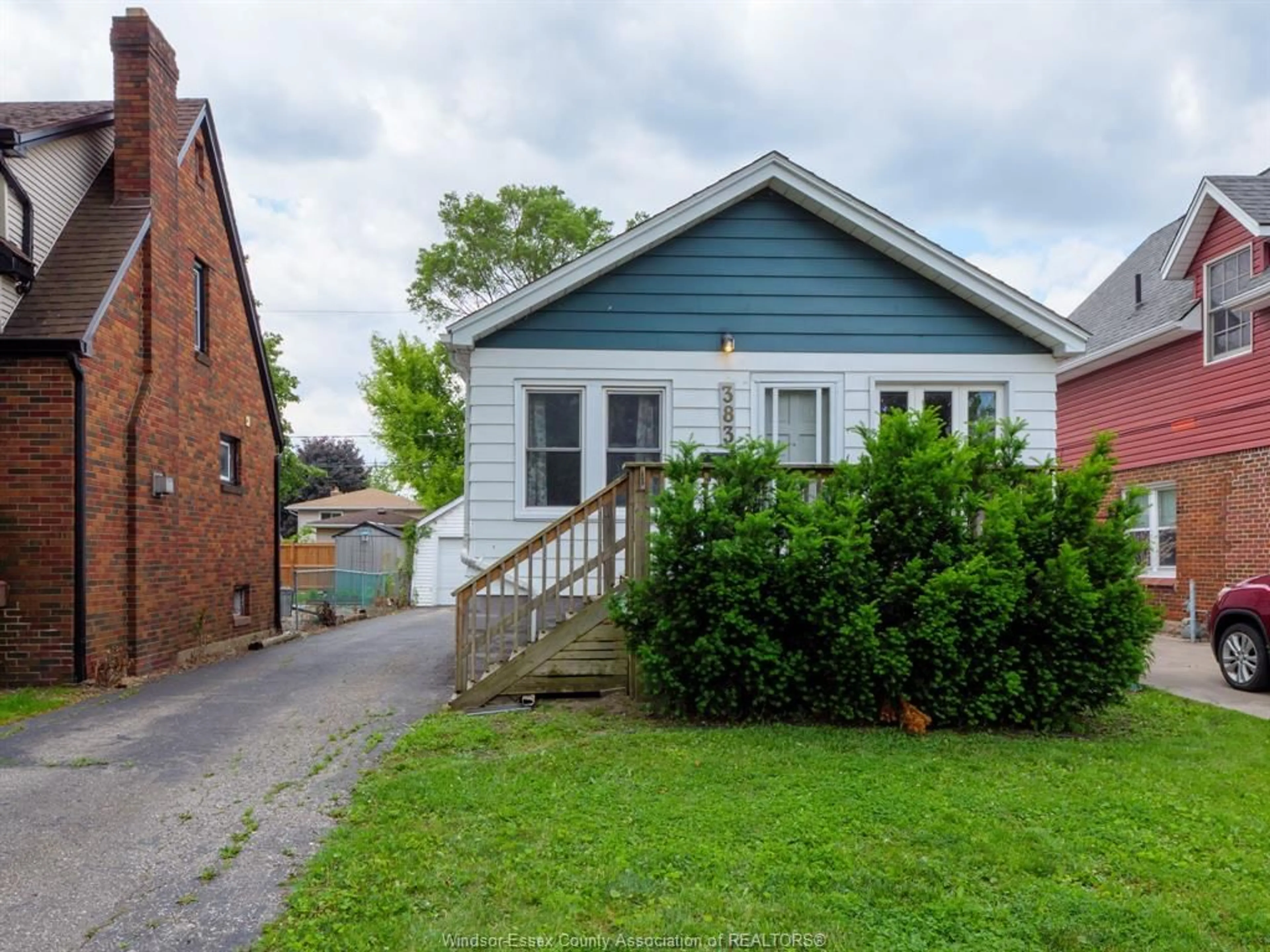 Home with brick exterior material, street for 383 Laporte Ave, Windsor Ontario N8S 3P9