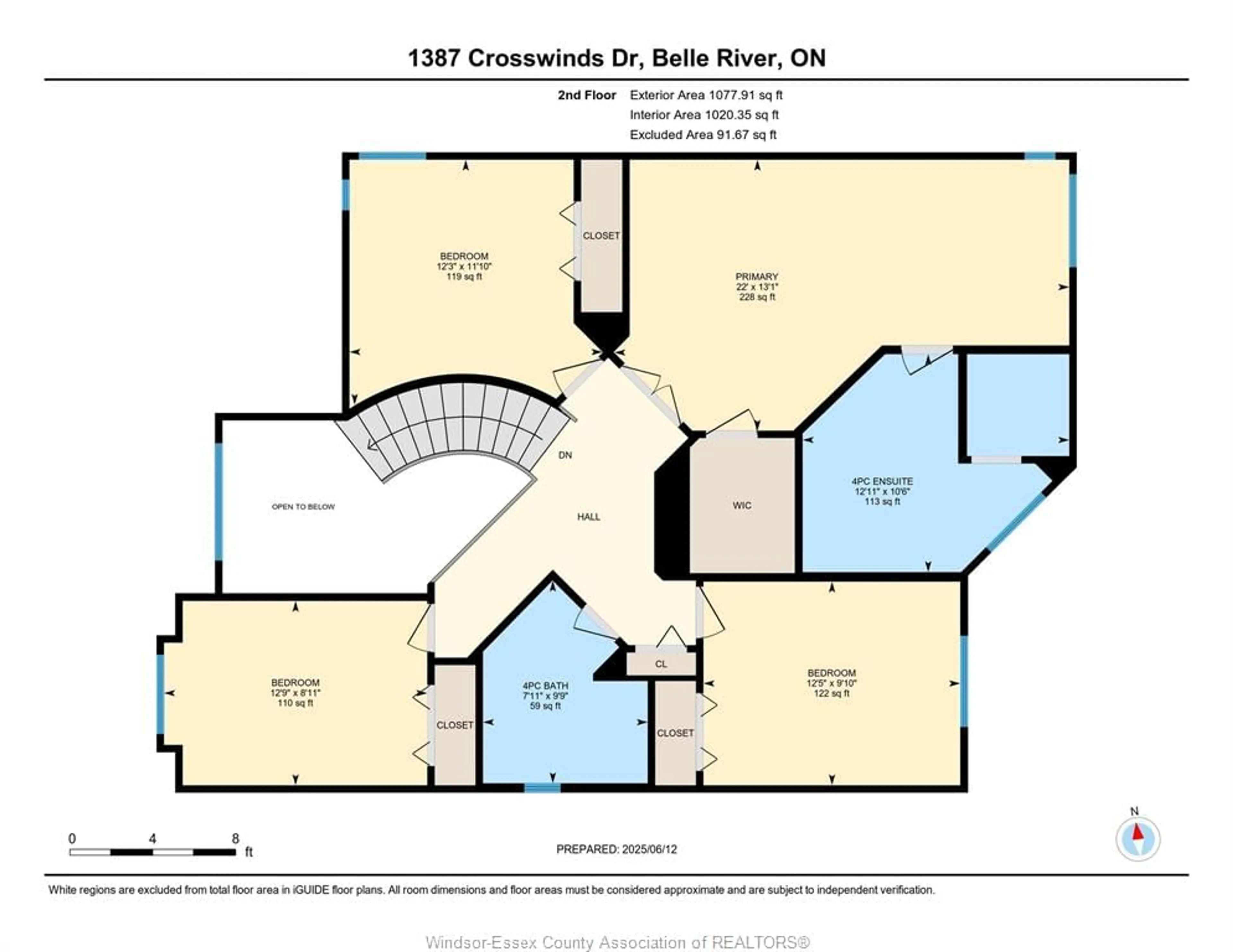 Floor plan for 1387 CROSSWINDS Dr, Lakeshore Ontario N0R 1A0