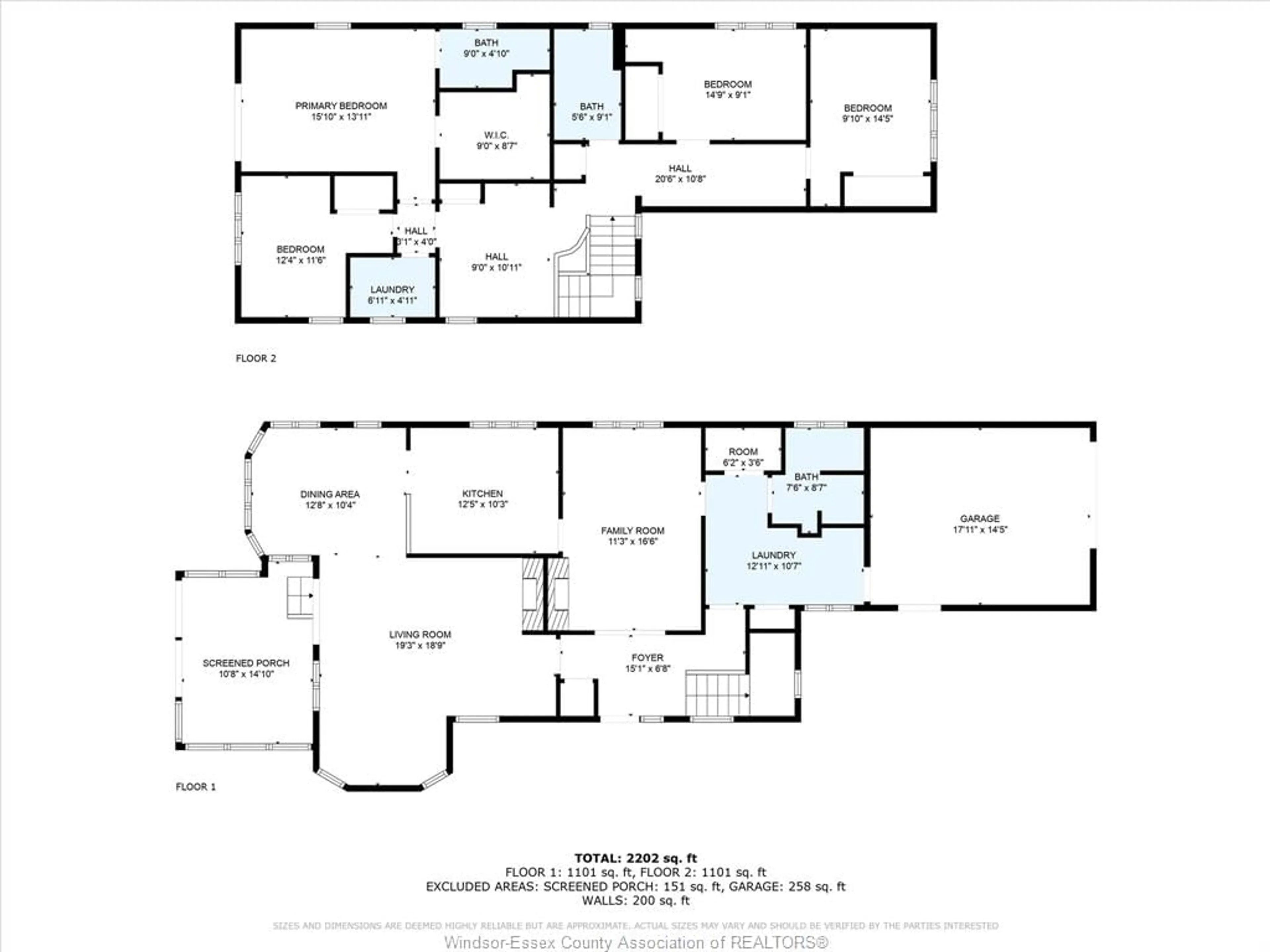 Floor plan for 1818 ERIE AVE, Amherstburg Ontario N9V 2Y8