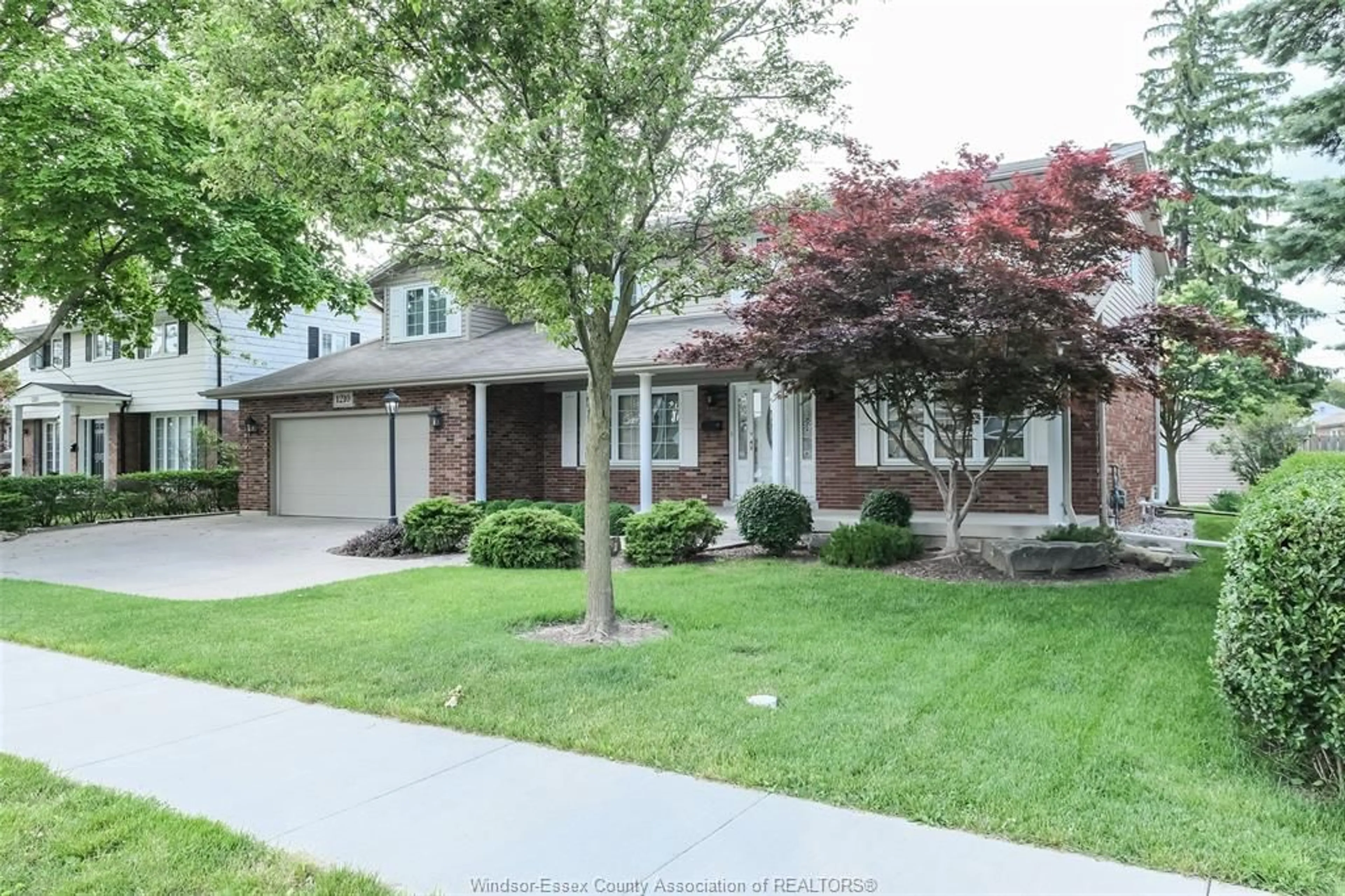 Home with brick exterior material, street for 1210 CABANA, Windsor Ontario N9G 1B7