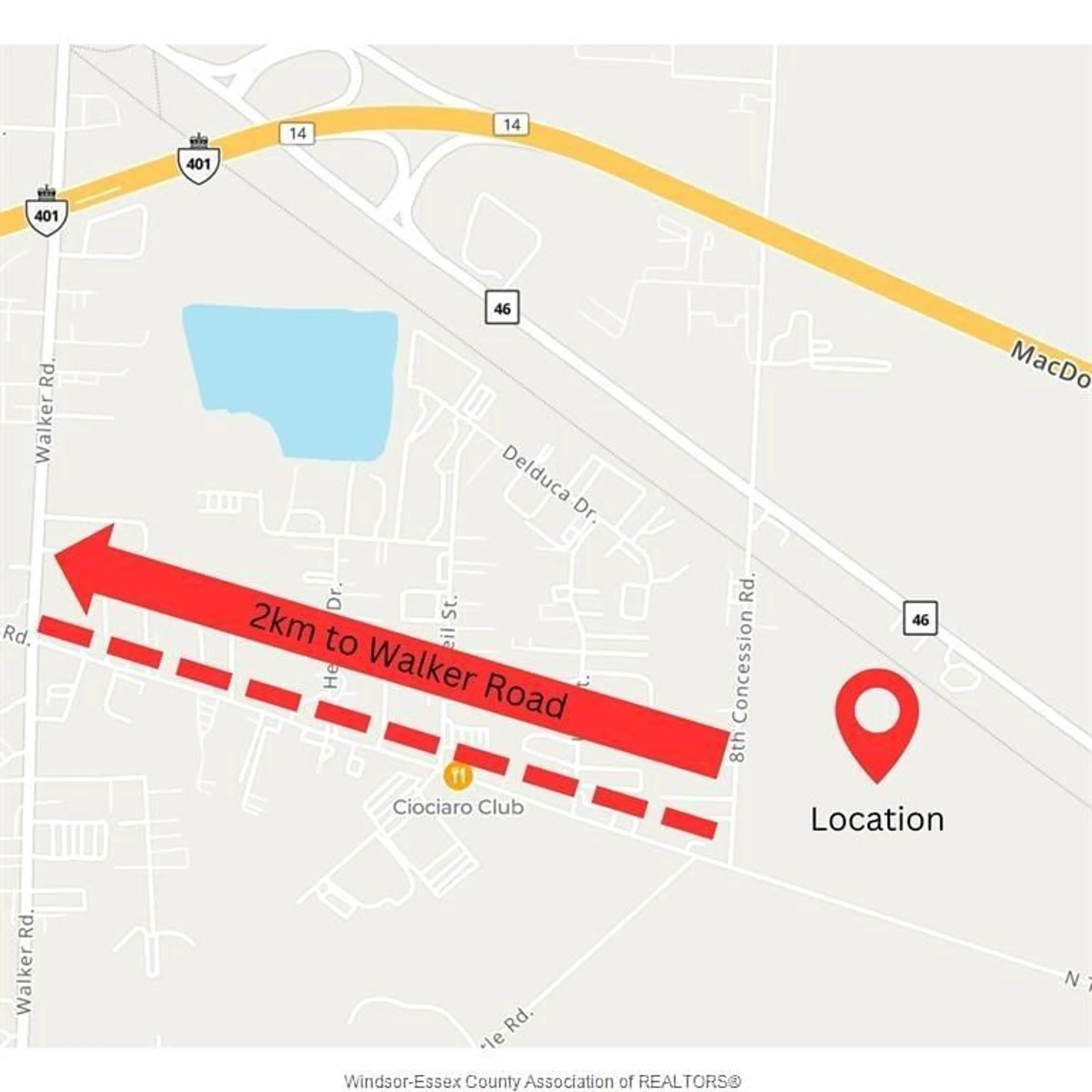 Picture of a map for 5186 TALIA, Tecumseh Ontario N0R 1L0