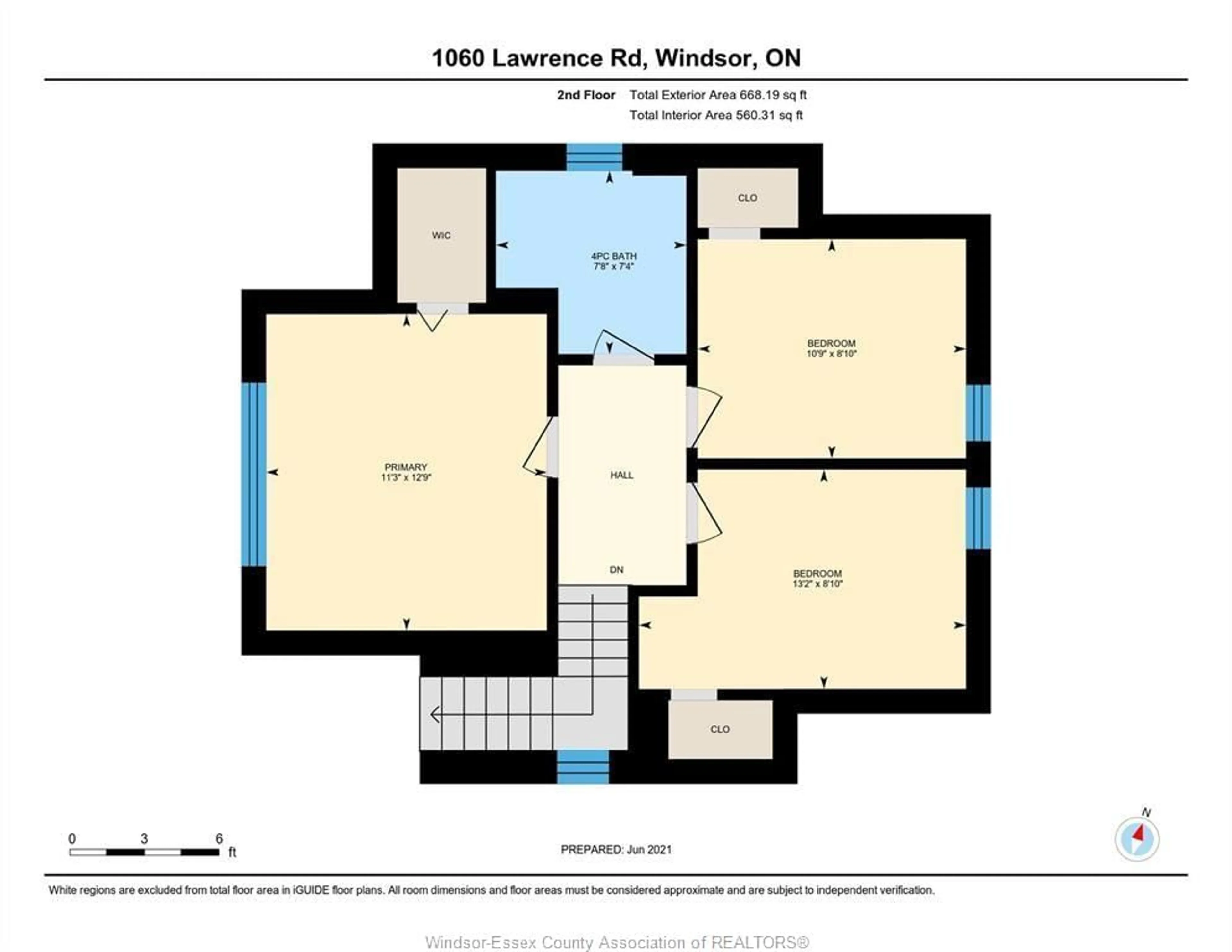 Floor plan for 1060 LAWRENCE Rd, Windsor Ontario N8Y 3Z8