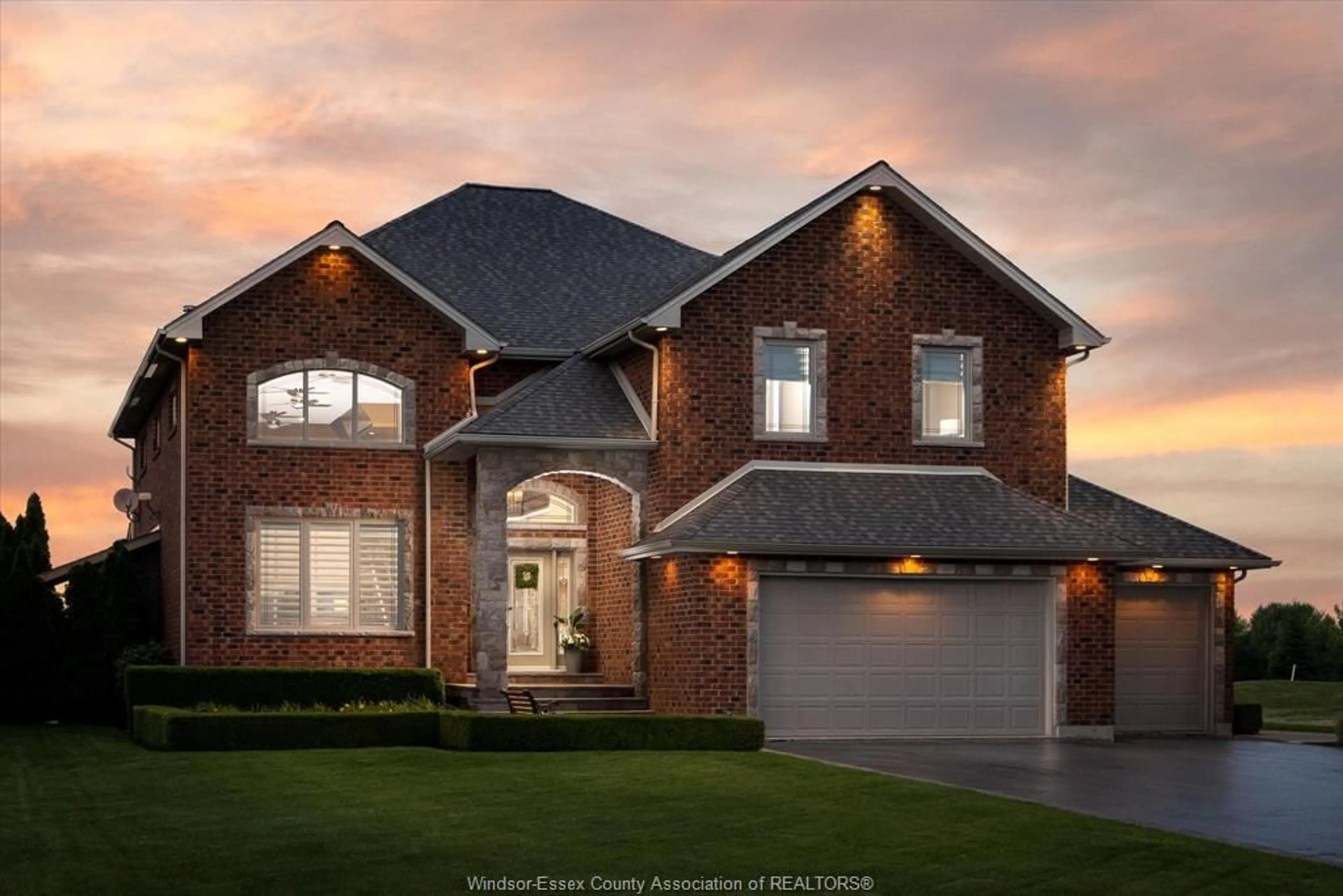 Home with brick exterior material, street for 851 COUNTY RD 2, Lakeshore Ontario N8L 1K5