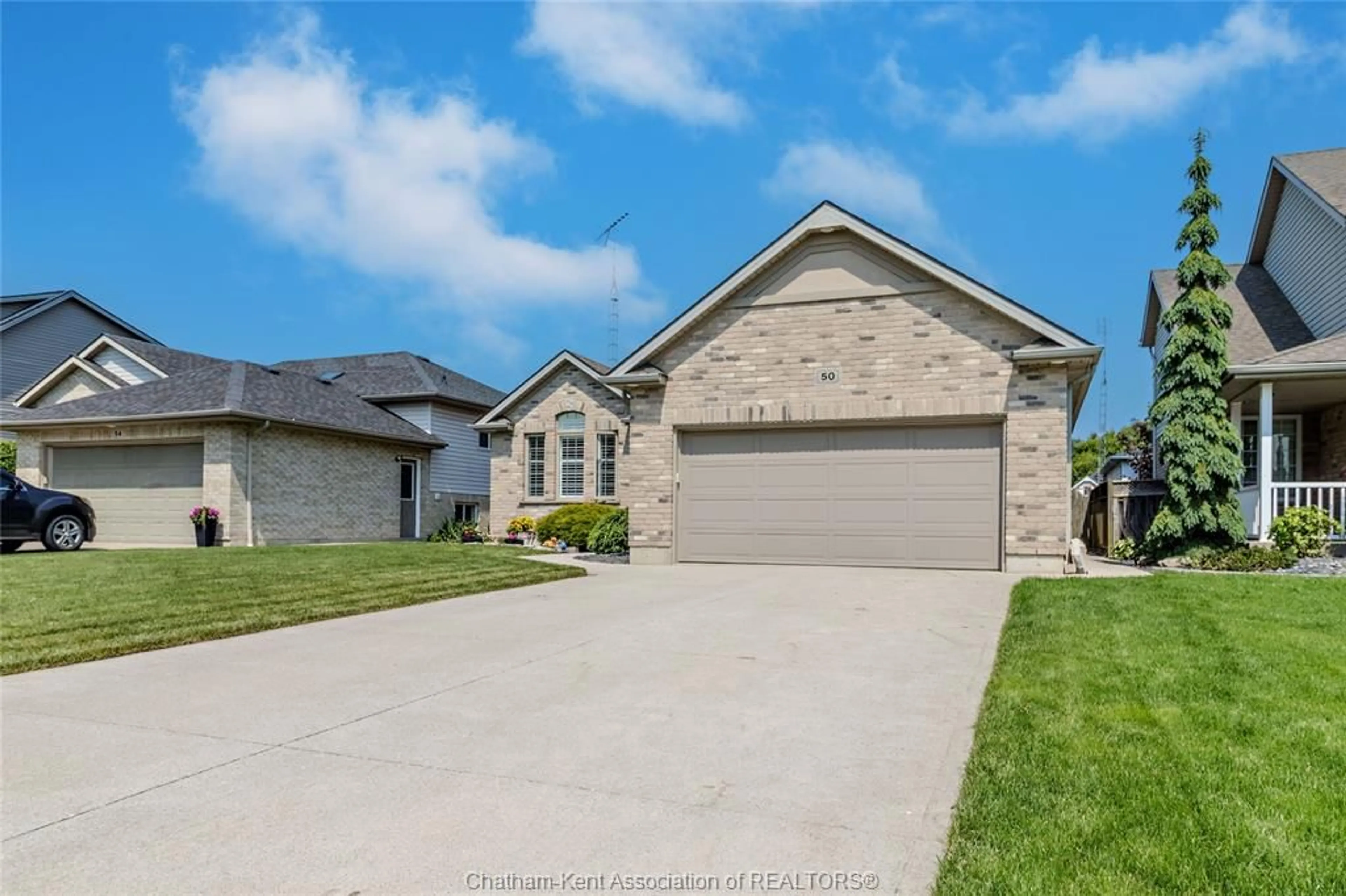 Home with brick exterior material, street for 50 BLOSSOM Pl, Chatham Ontario N7L 5N9
