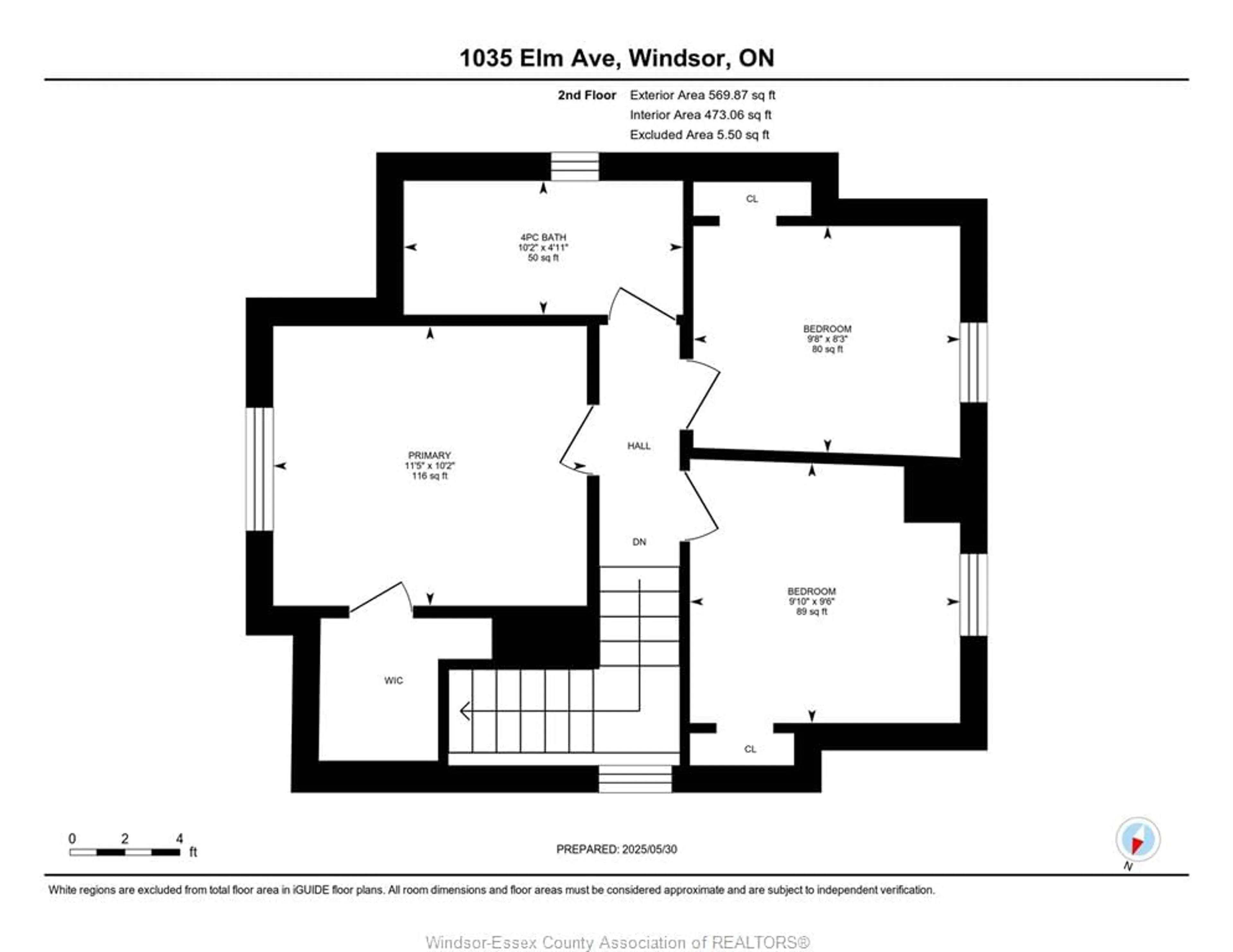 Floor plan for 1035 ELM AVE, Windsor Ontario N9A 5H8