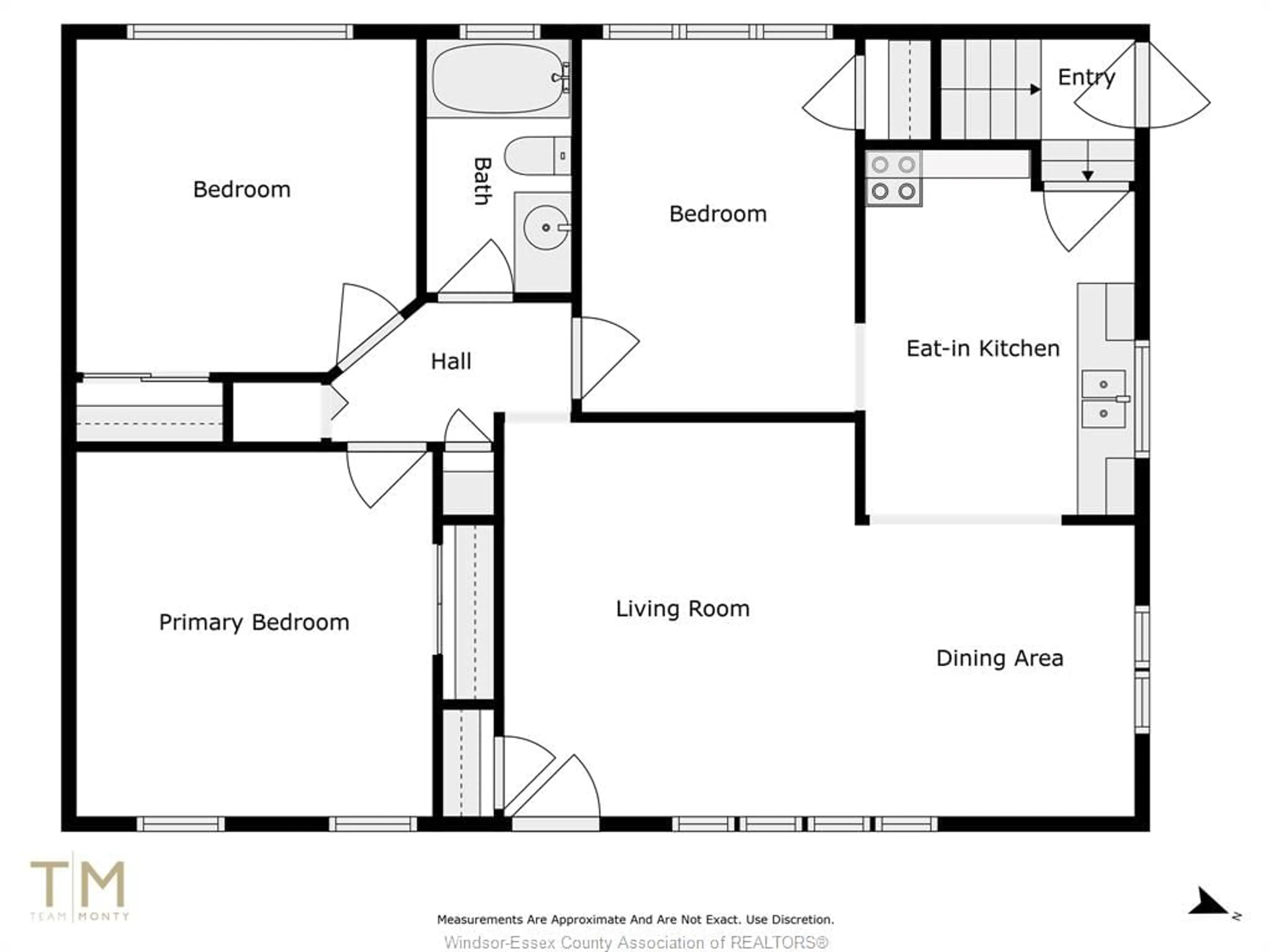 Floor plan for 1361 BRIDGE Ave, Windsor Ontario N9B 2N2