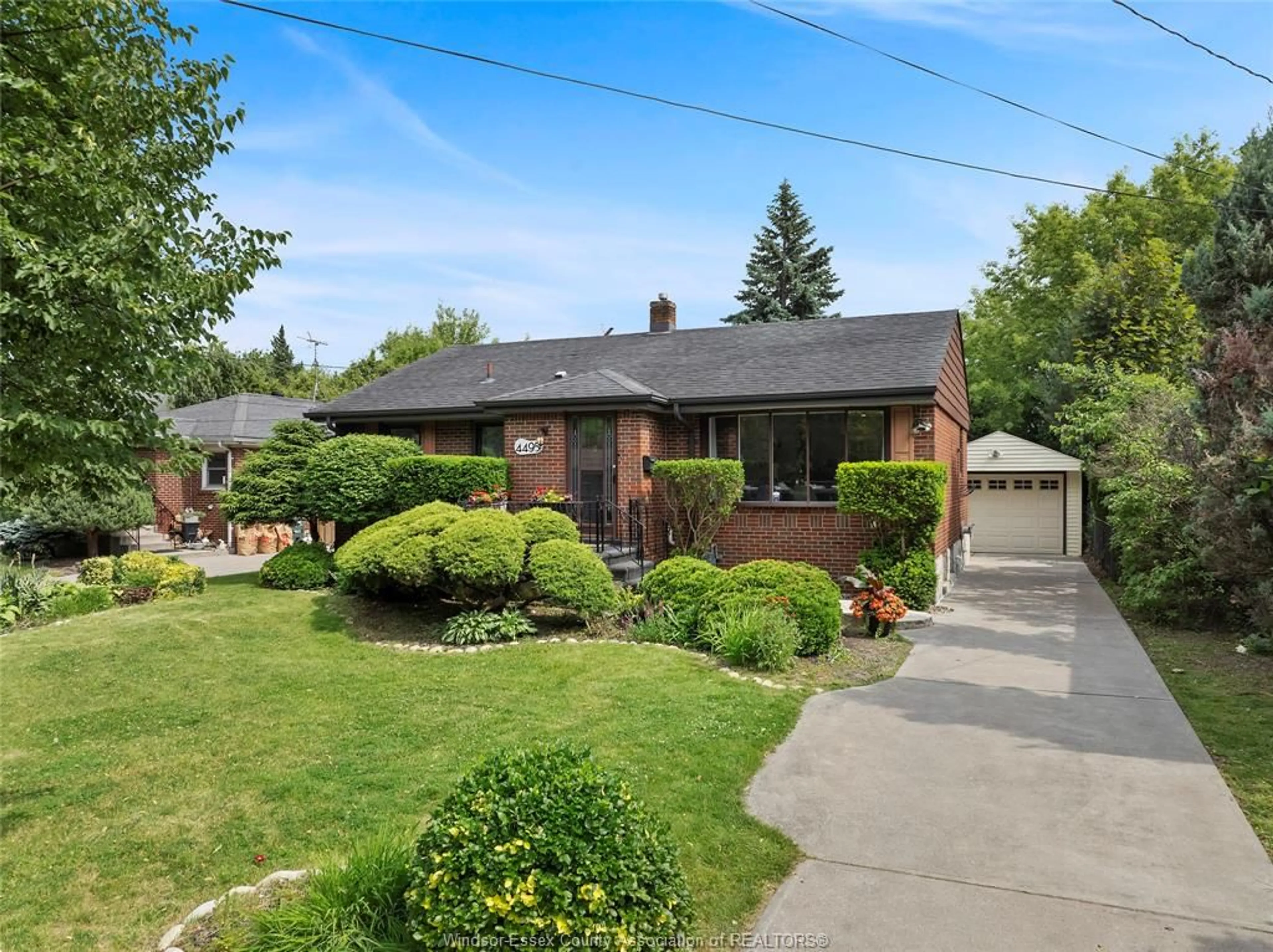 Home with brick exterior material, street for 4495 PLEASANT Pl, Windsor Ontario N8Y 2E9