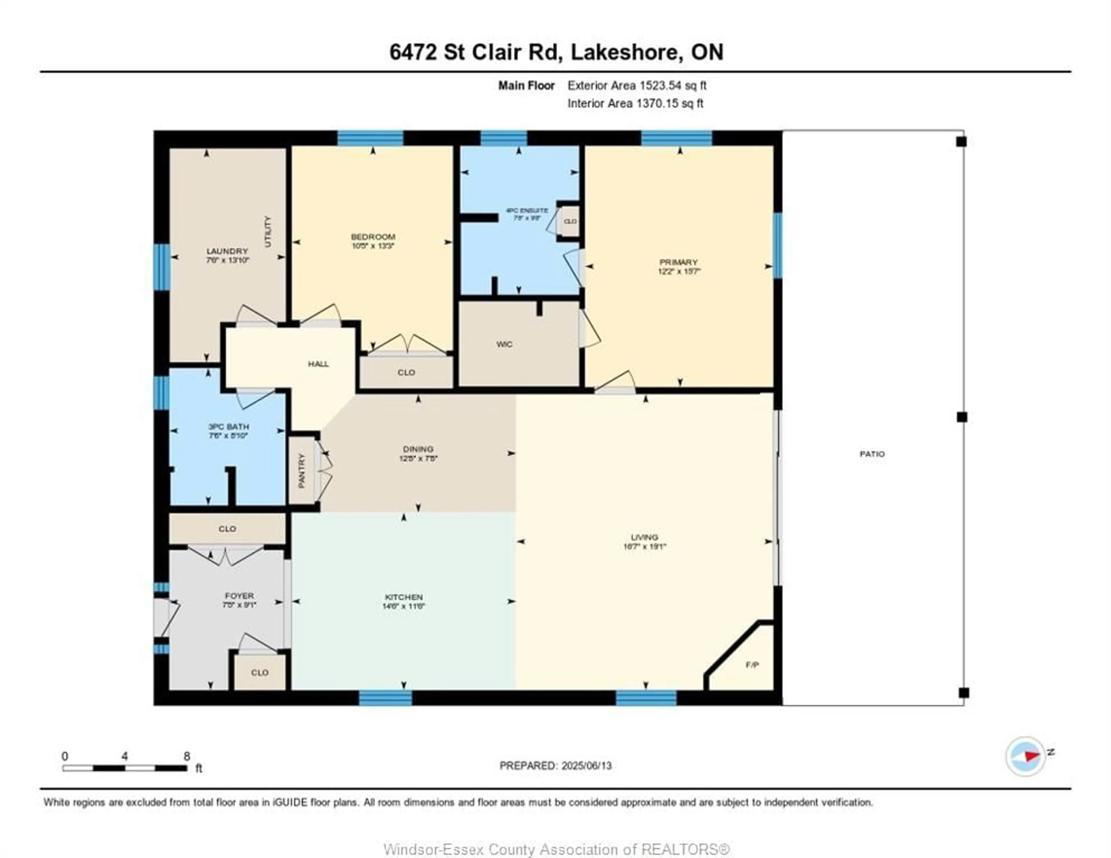 Floor plan for 6472 ST. CLAIR Rd, Stoney Point Ontario N0R 1N0