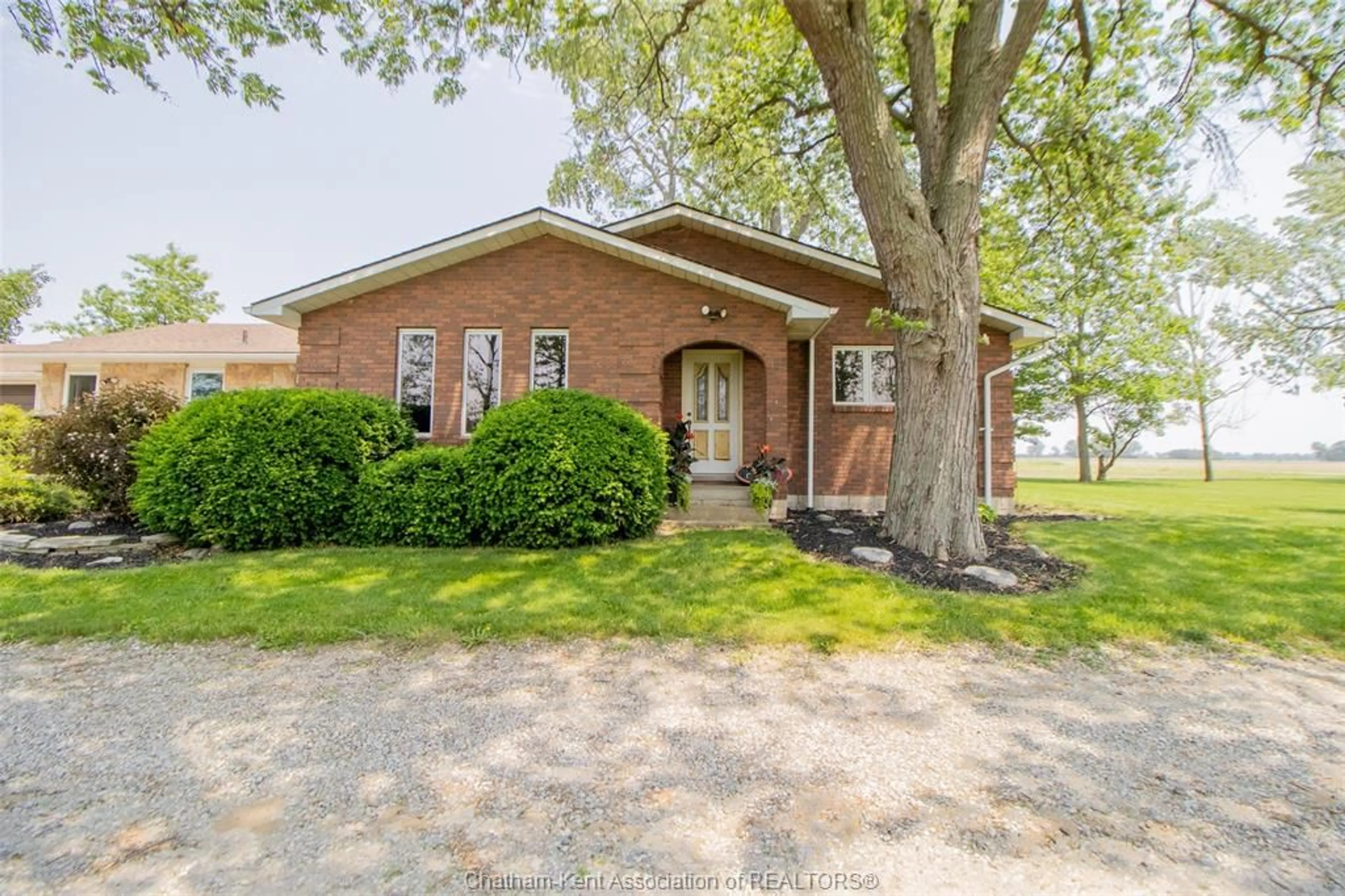 Home with brick exterior material, street for 12567 BLOCK Line, Thamesville Ontario N0P 2K0