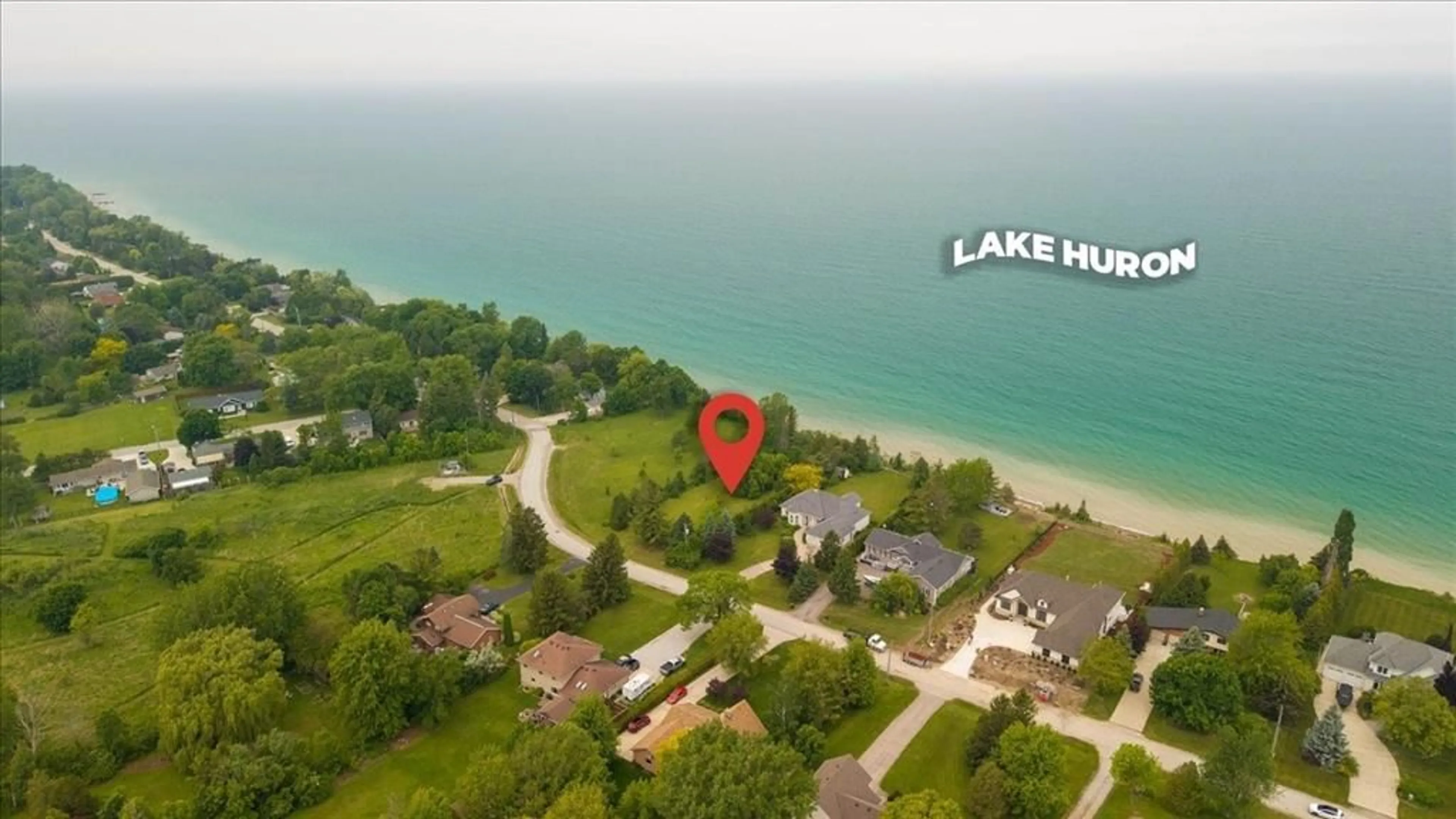 A pic from outside/outdoor area/front of a property/back of a property/a pic from drone, water/lake/river/ocean view for 4262 BLUEPOINT Dr, Plympton-Wyoming Ontario N0N 1J6