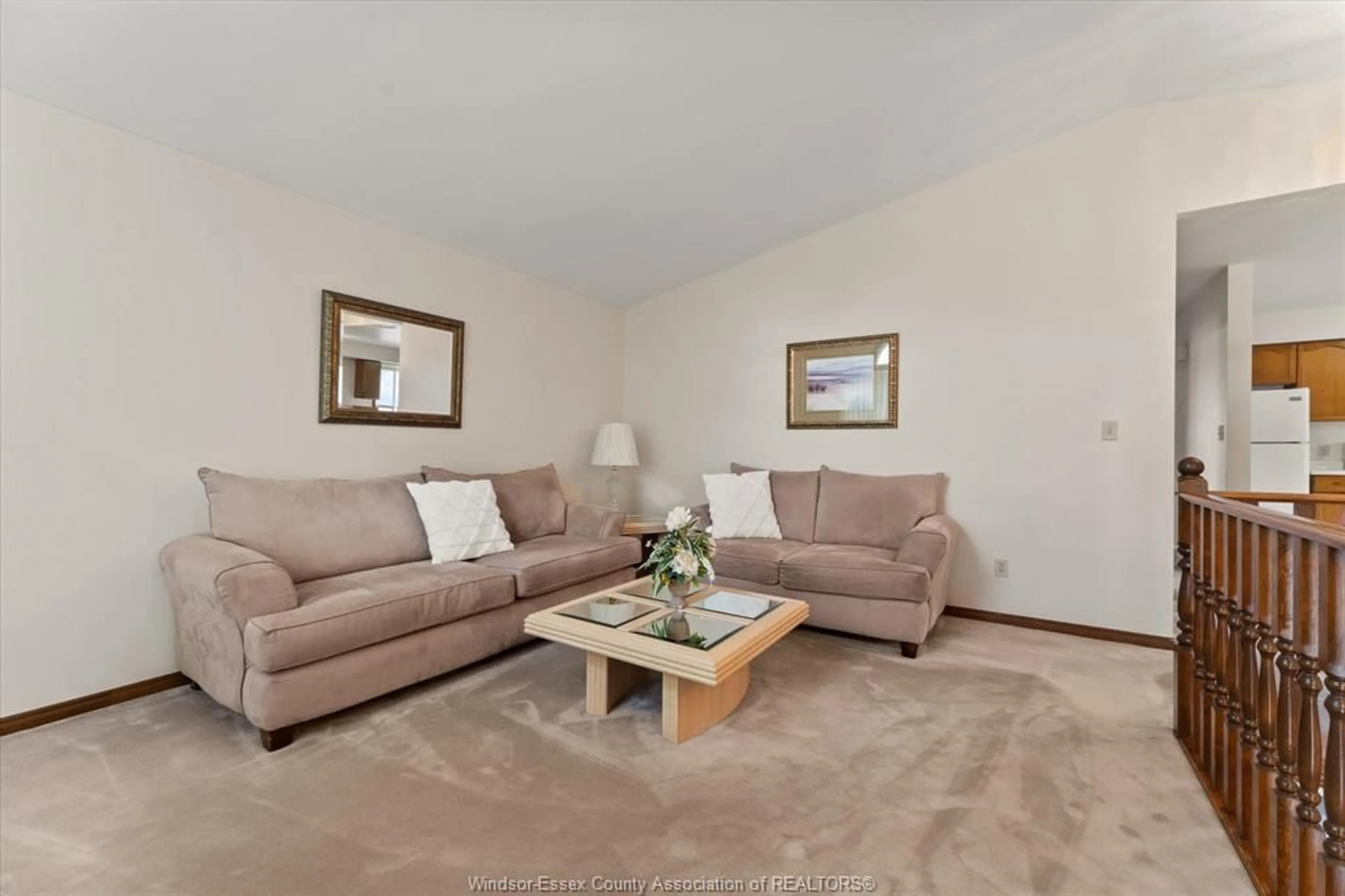 Living room with furniture, carpet floor for 2913 ROBILLARD Cres, Windsor Ontario N8W 5L2