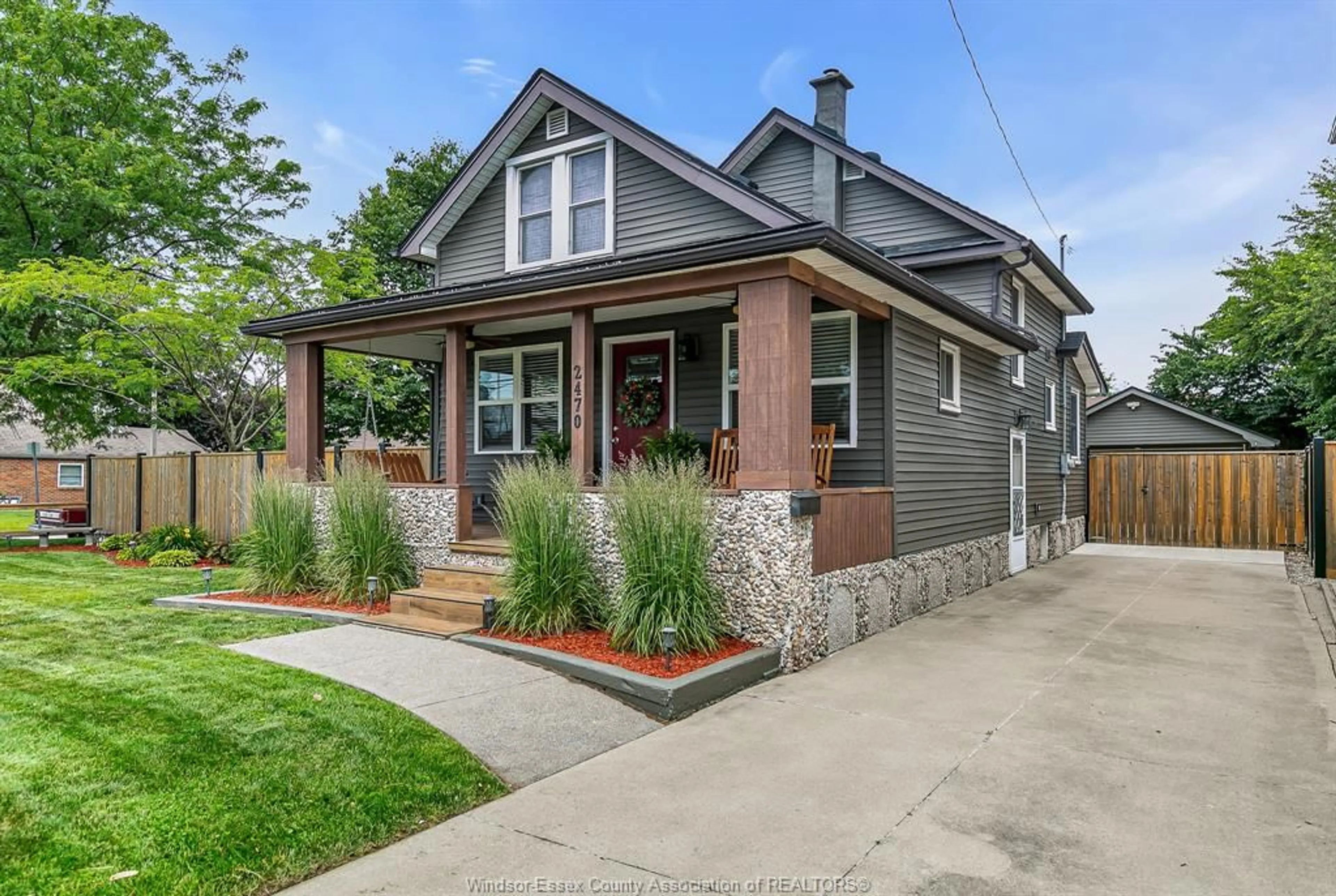 Home with brick exterior material, street for 2470 GRAND MARAIS Rd, Windsor Ontario N9E 1G2