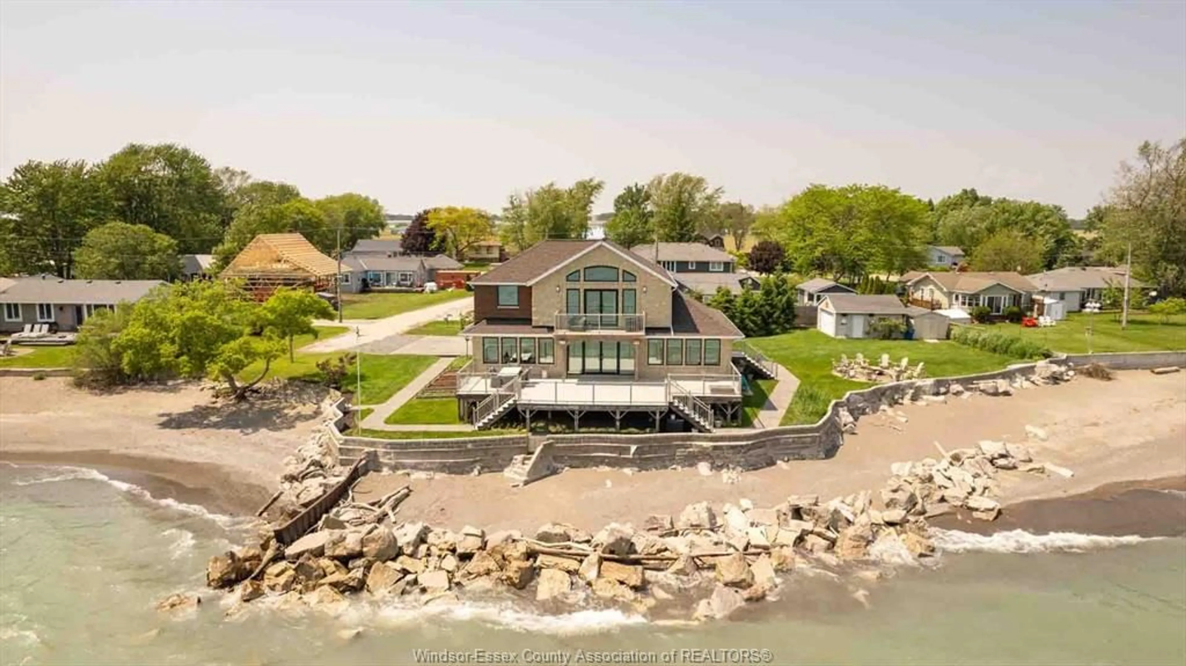 A pic from outside/outdoor area/front of a property/back of a property/a pic from drone, water/lake/river/ocean view for 20939 HICKORY, Wheatley Ontario N0P 2P0