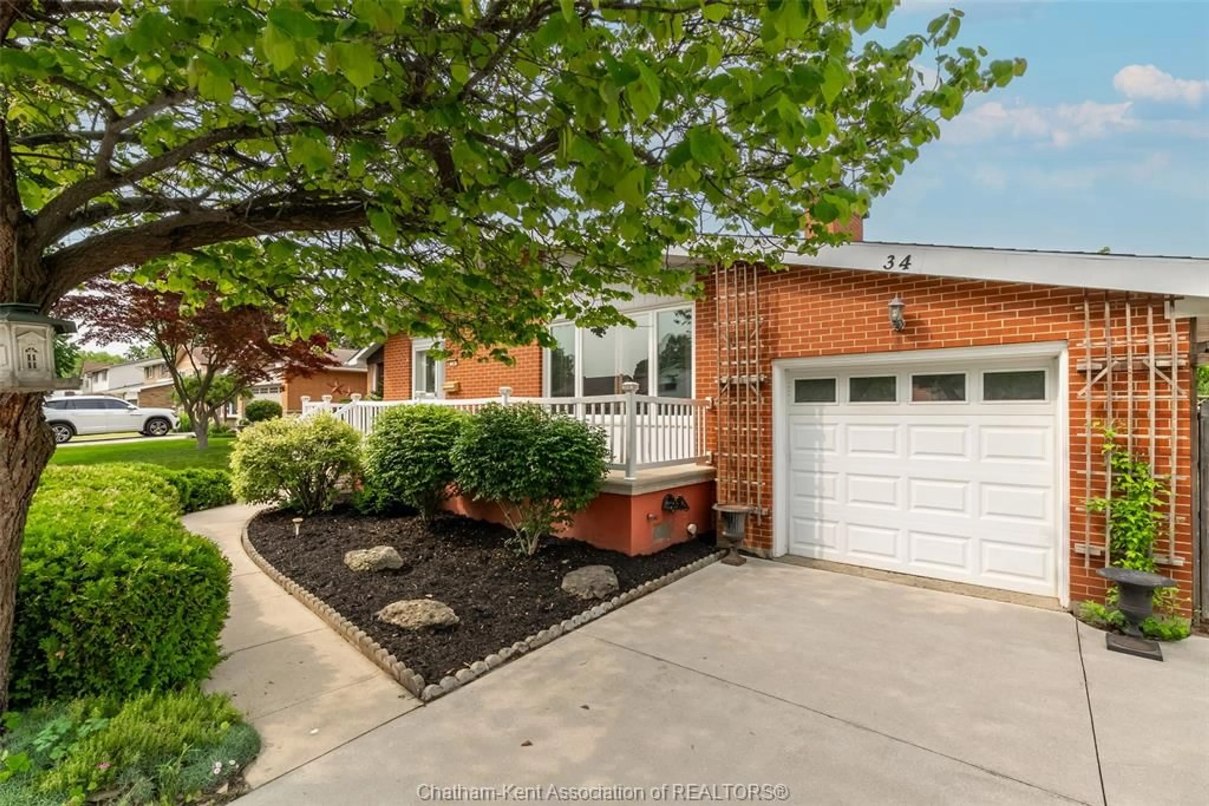 Home with brick exterior material, street for 34 Wyandott St, Chatham Ontario N7M 2T5