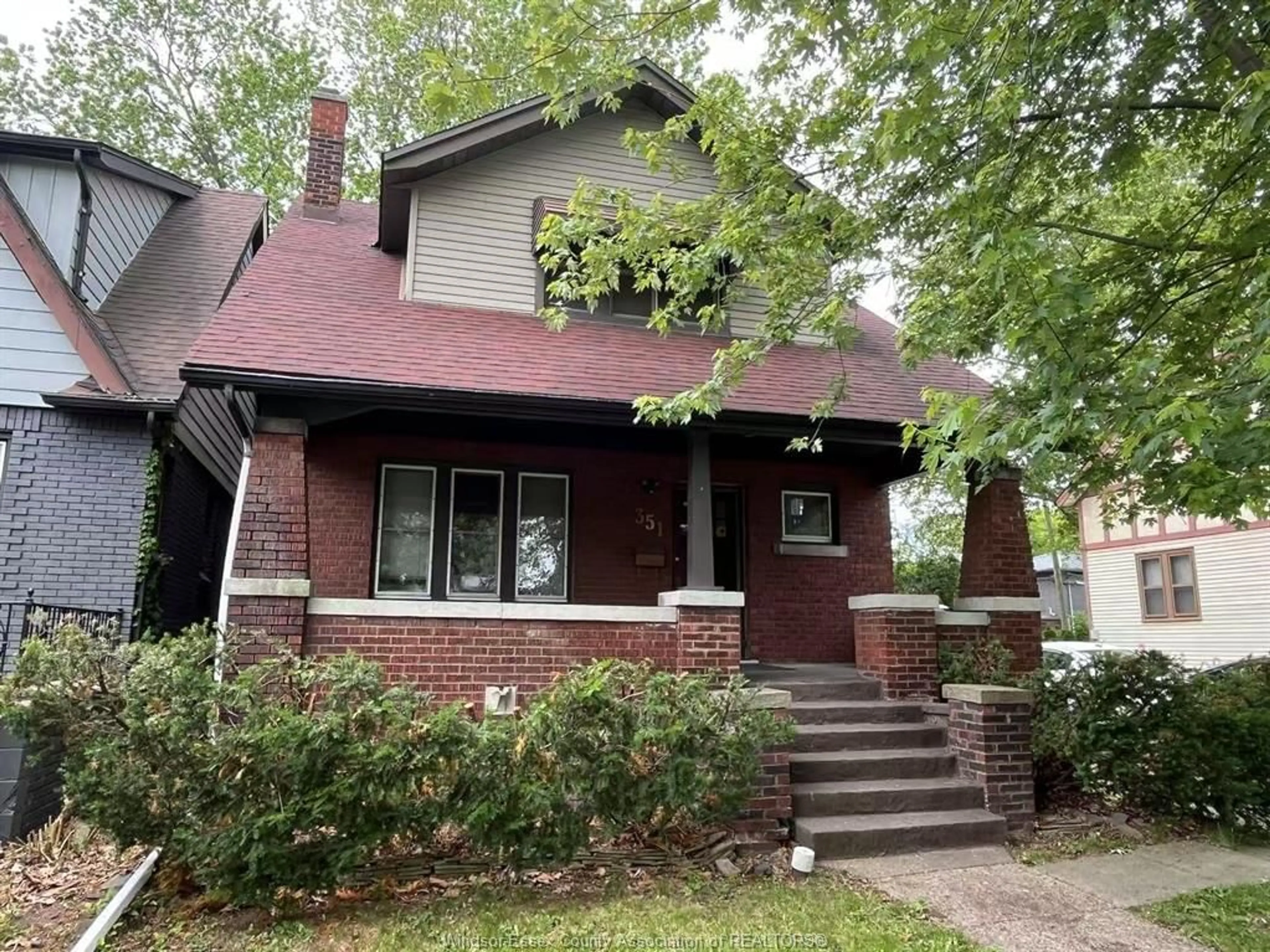 Home with brick exterior material, street for 351 RANDOLPH Ave, Windsor Ontario N9B 2T4