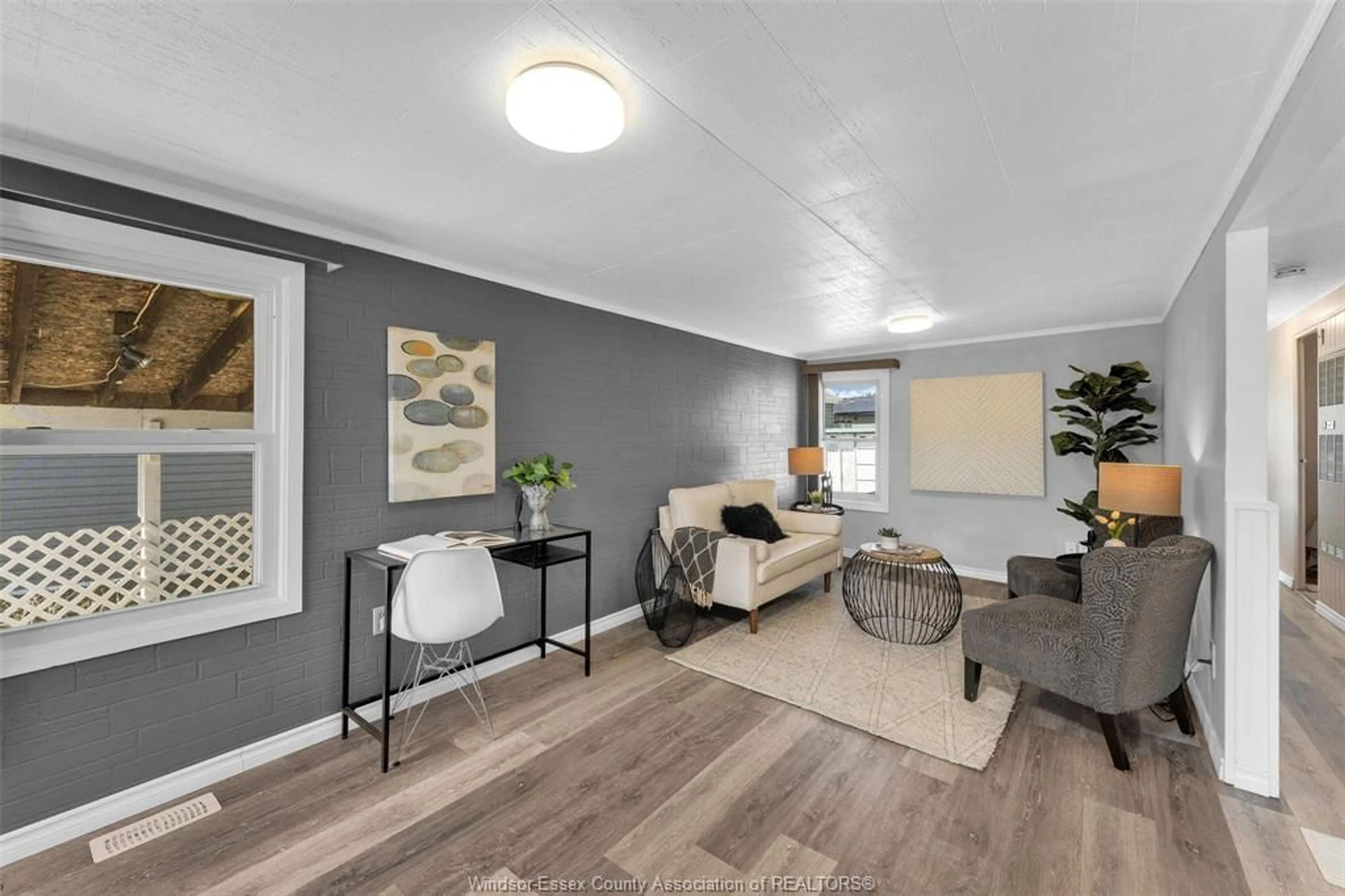 Living room with furniture, unknown for 221 David Crt, Essex Ontario N8M 2B2