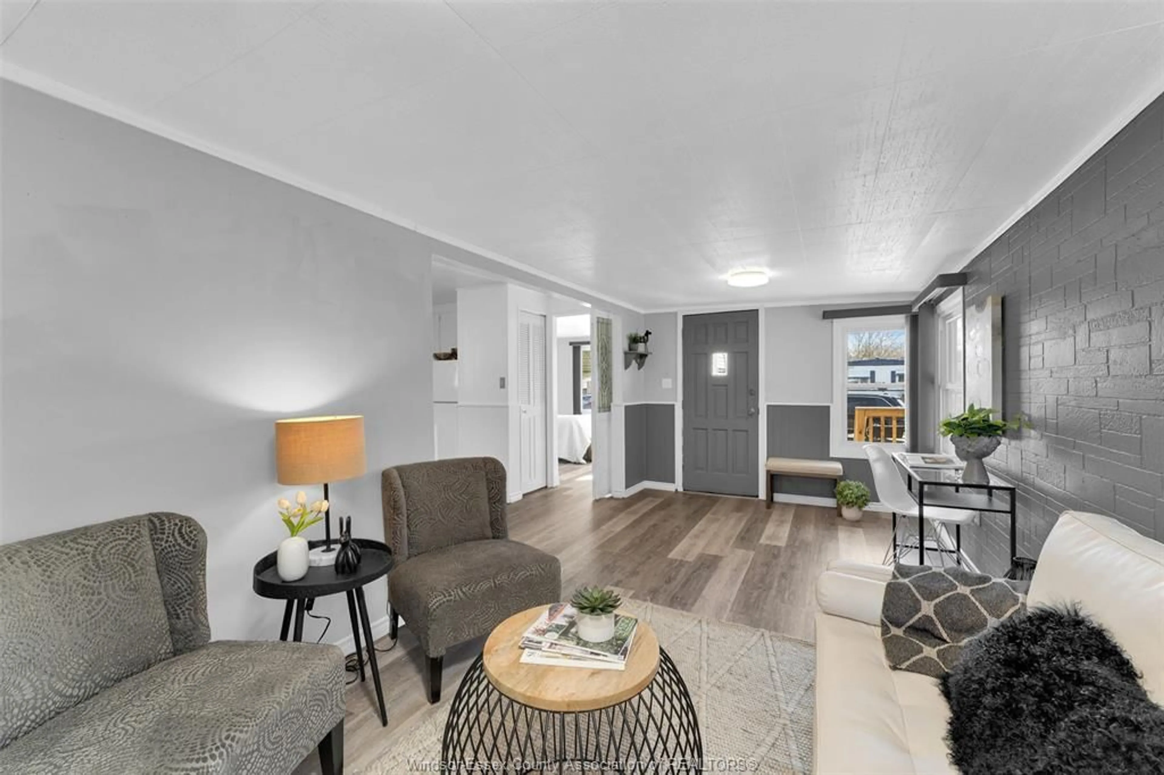 Living room with furniture, unknown for 221 David Crt, Essex Ontario N8M 2B2