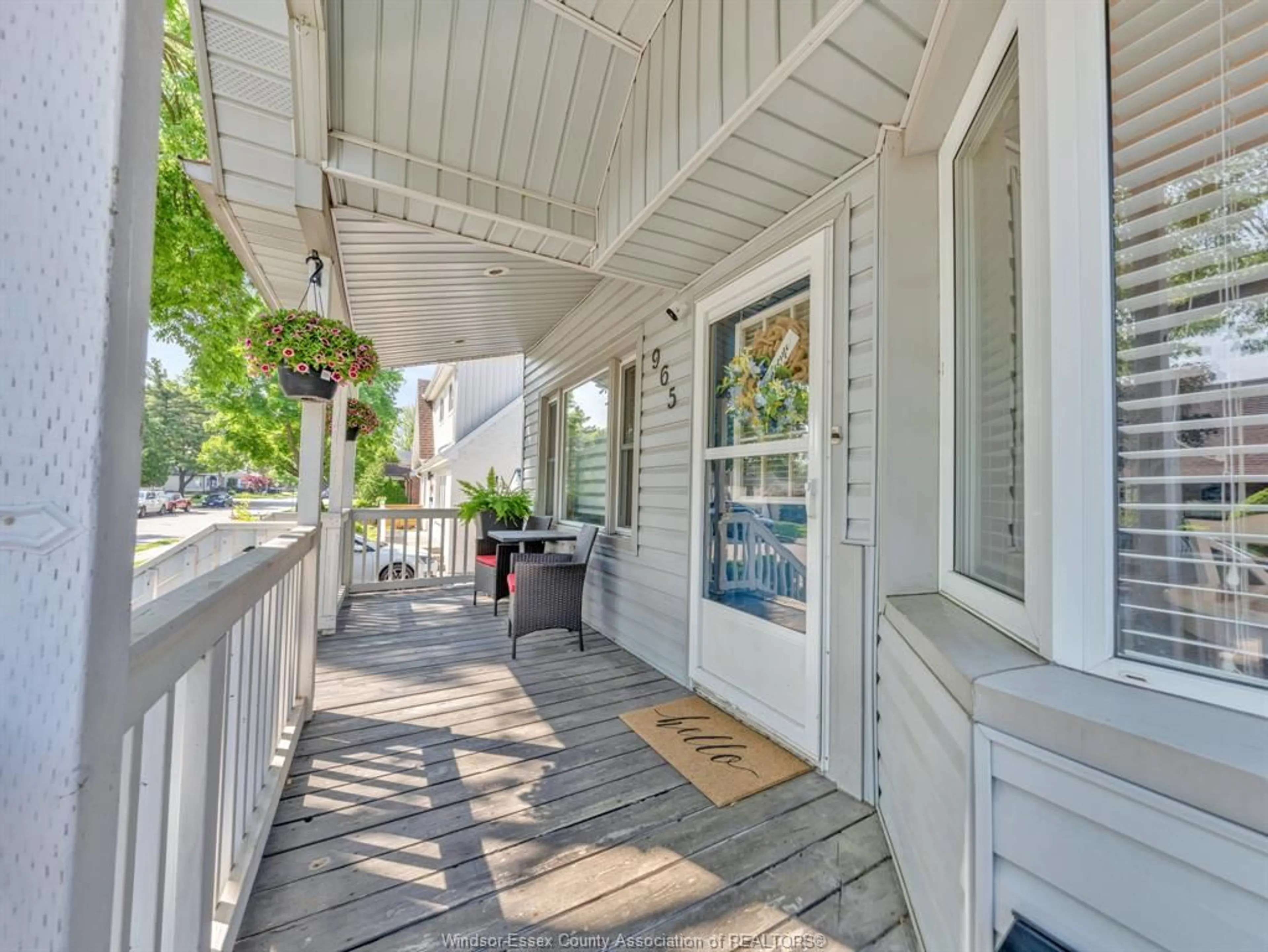 Patio, street for 965 PRADO, Windsor Ontario N8S 2H4