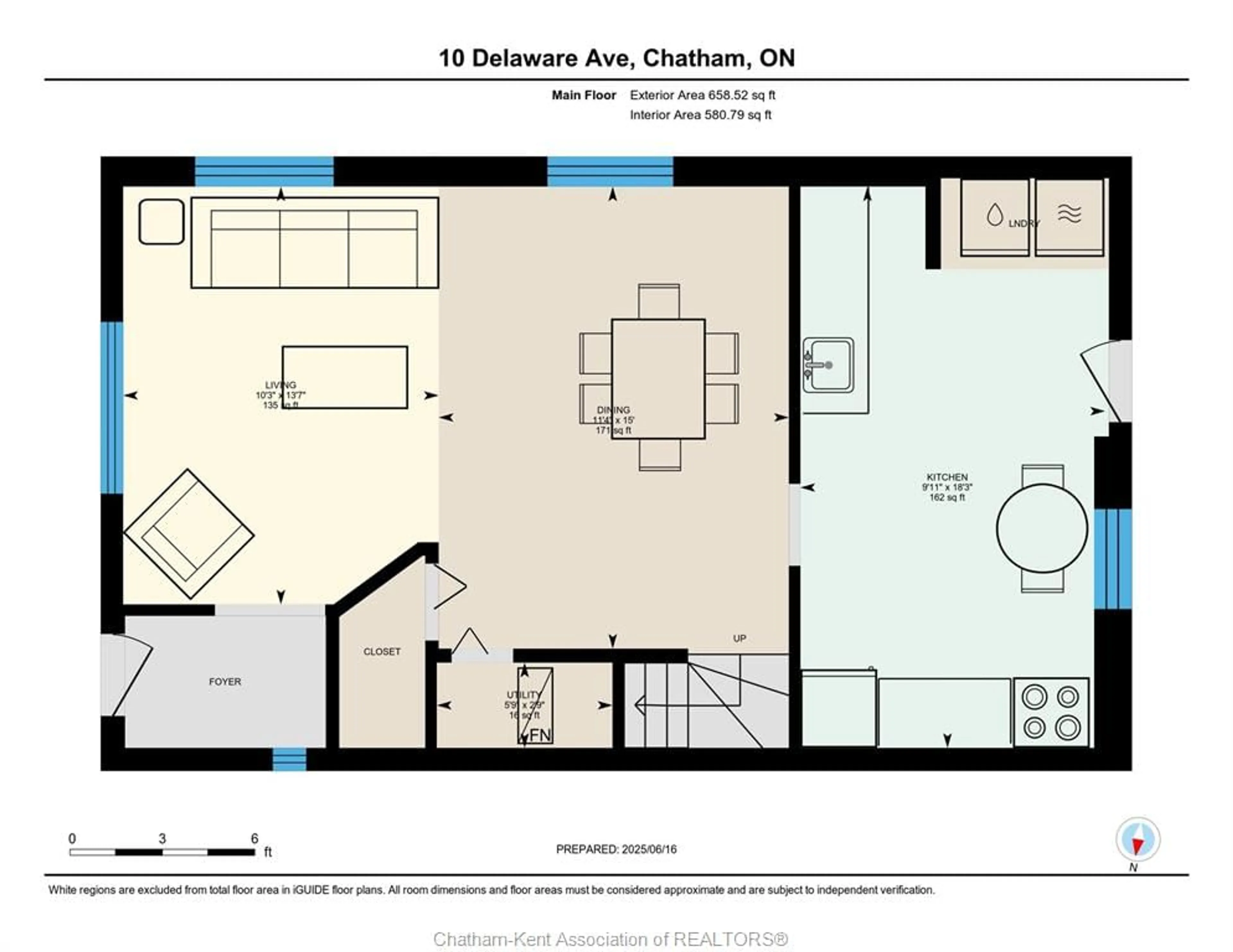 Floor plan for 10 DELAWARE Ave, Chatham Ontario N7L 2W2
