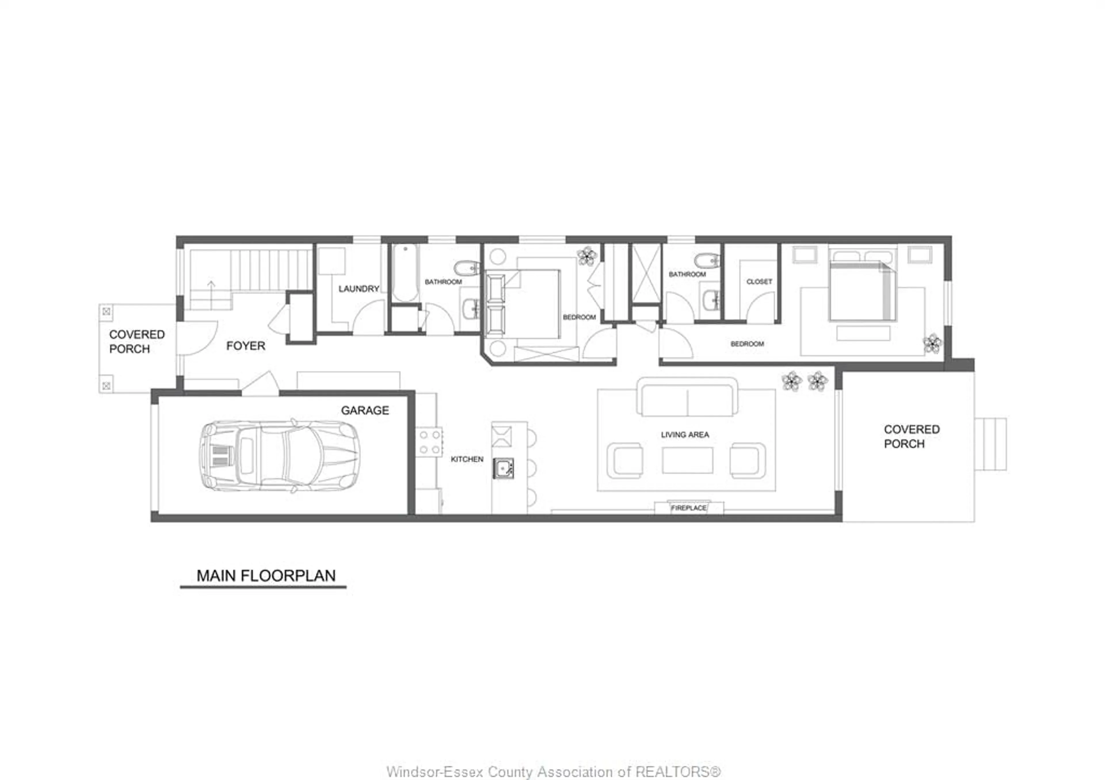 Floor plan for 1407 STUART, LaSalle Ontario N9J 1Y4