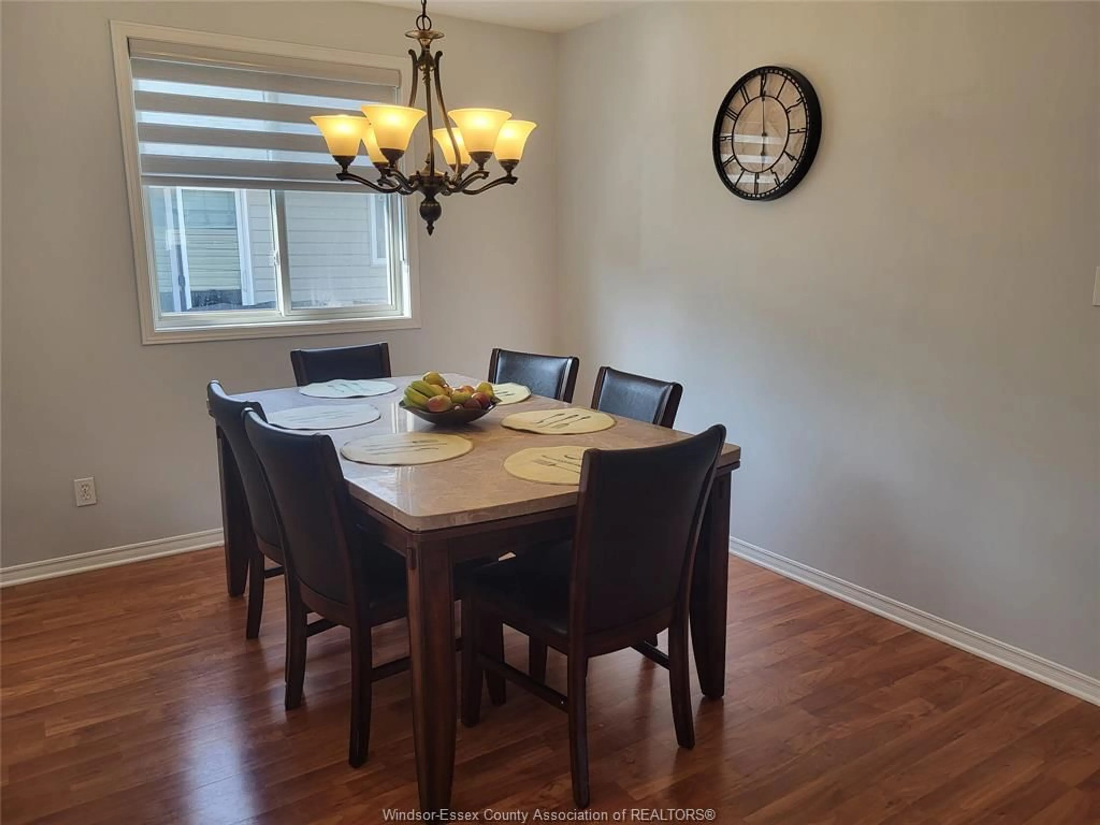 Dining room, wood/laminate floor for 3318 CONSERVATION, Windsor Ontario N8W 5P2