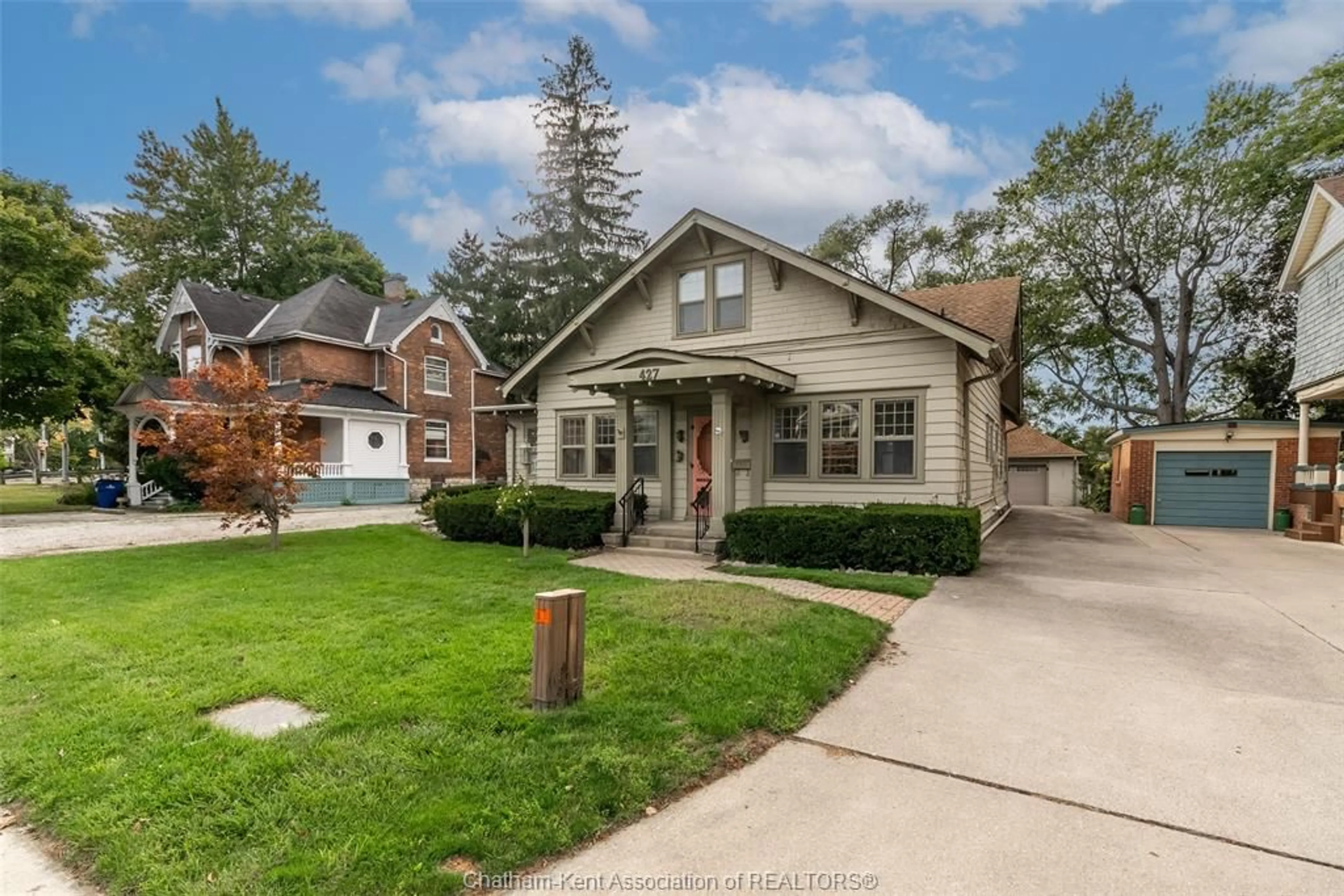Home with brick exterior material, street for 427 King St, Chatham Ontario N7M 1G3