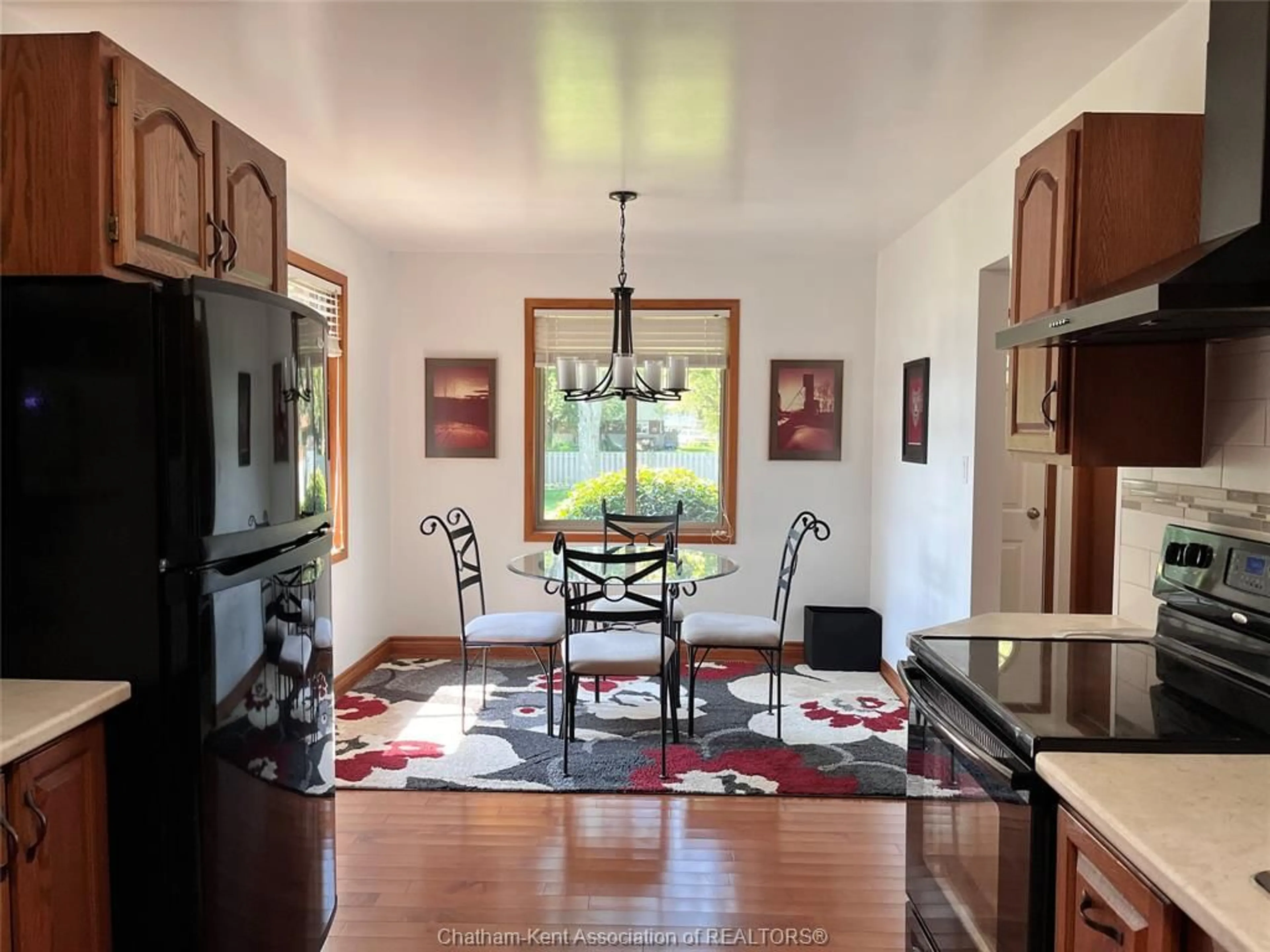 Open concept kitchen, ceramic/tile floor for 19766 Four Rod Rd, Dealtown Ontario N0P 1A0