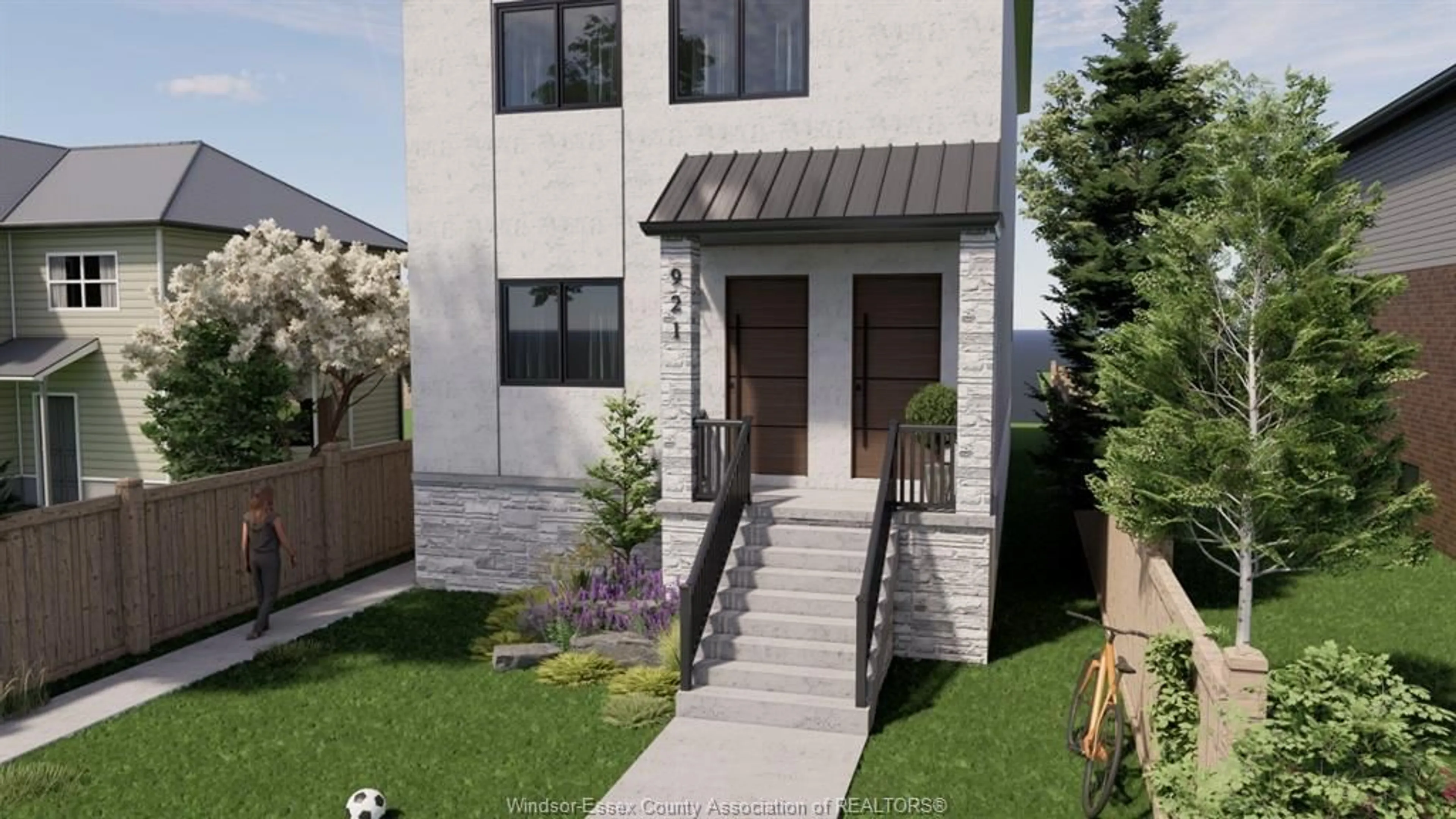 Home with brick exterior material, street for 921 ELLROSE, Windsor Ontario N8Y 3W8