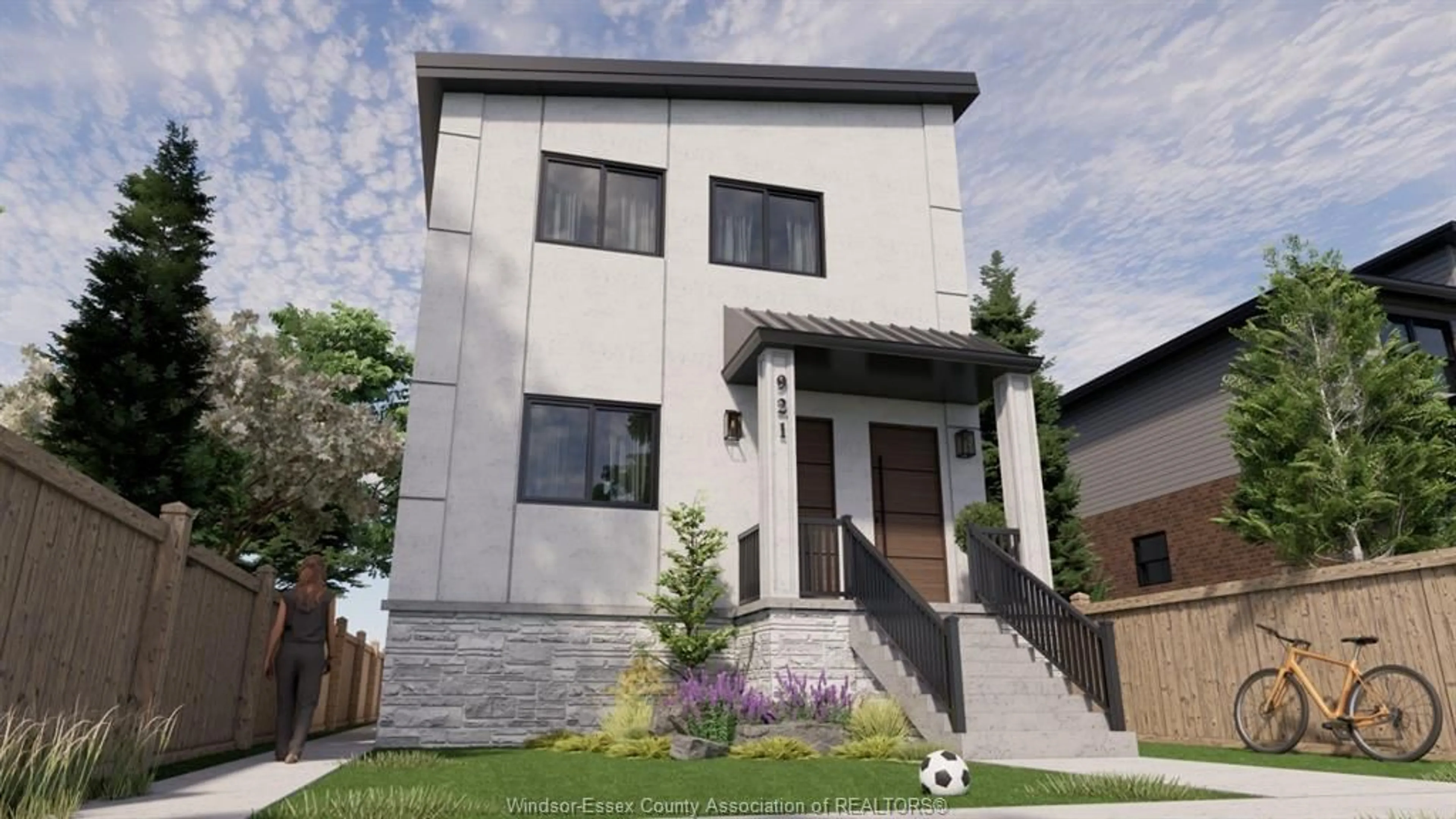 Home with brick exterior material, street for 921 ELLROSE, Windsor Ontario N8Y 3W8