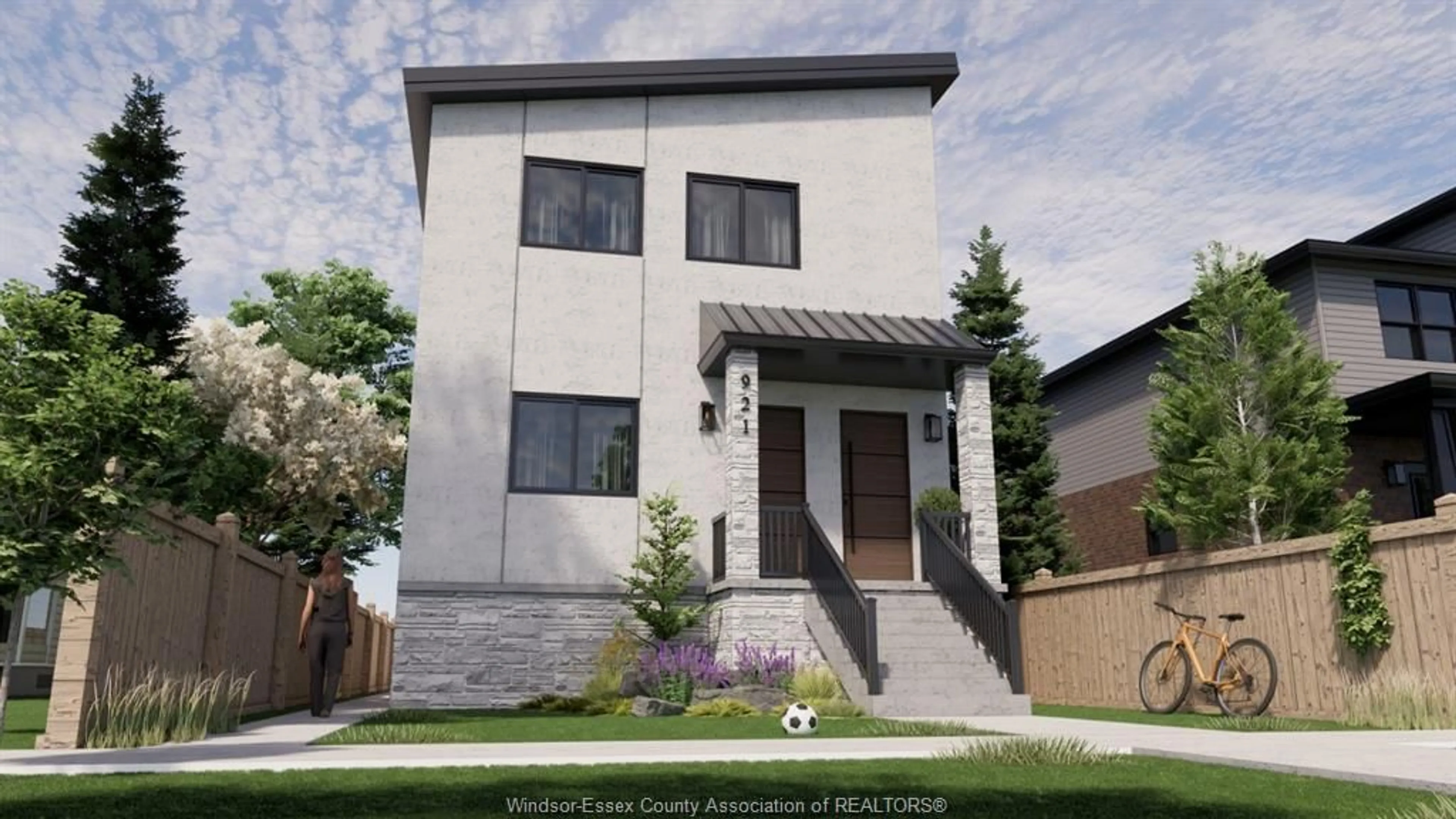 Home with brick exterior material, street for 921 ELLROSE, Windsor Ontario N8Y 3W8