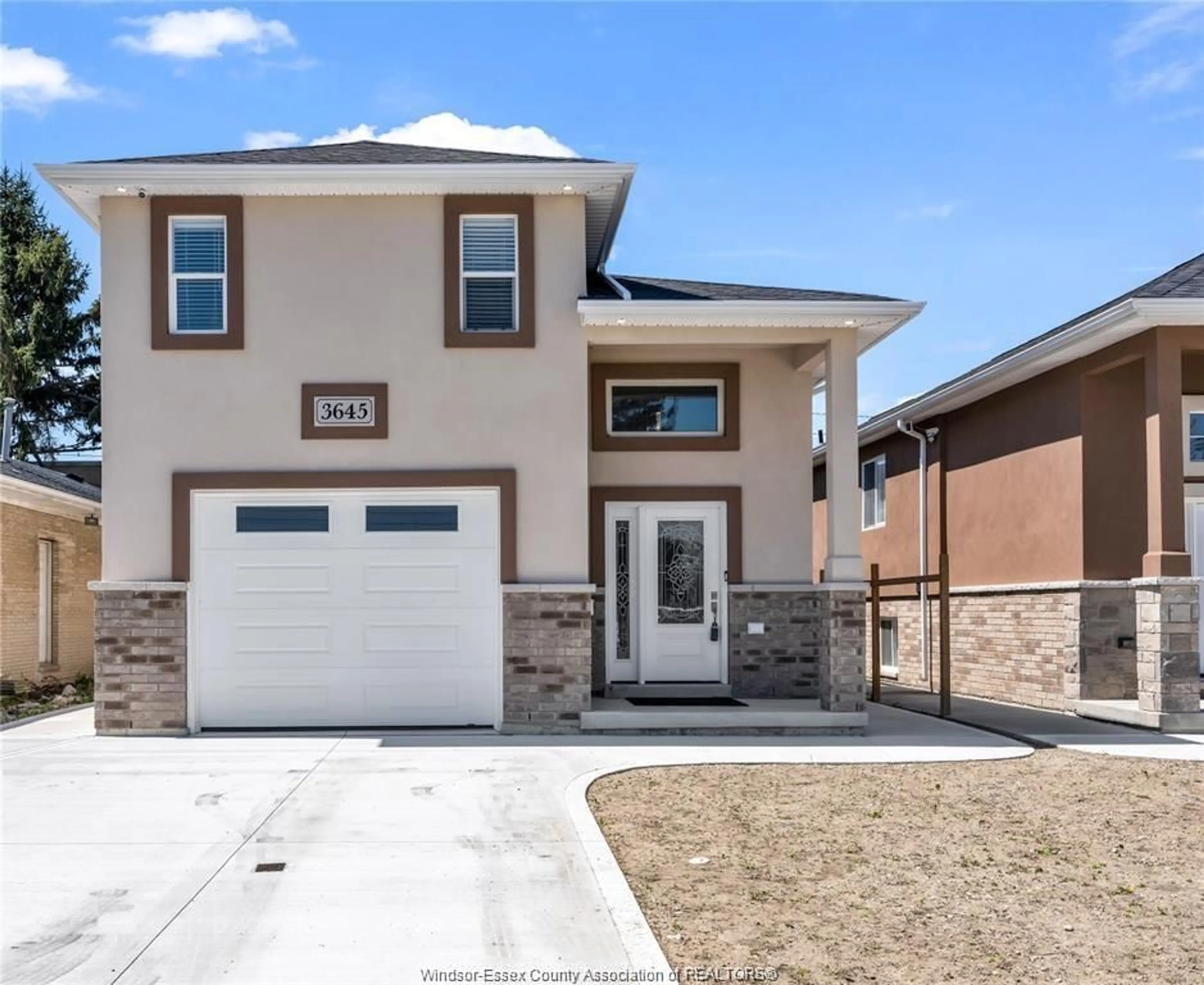 Home with brick exterior material, street for 3645 RIBERDY Rd, Windsor Ontario N8W 3V9