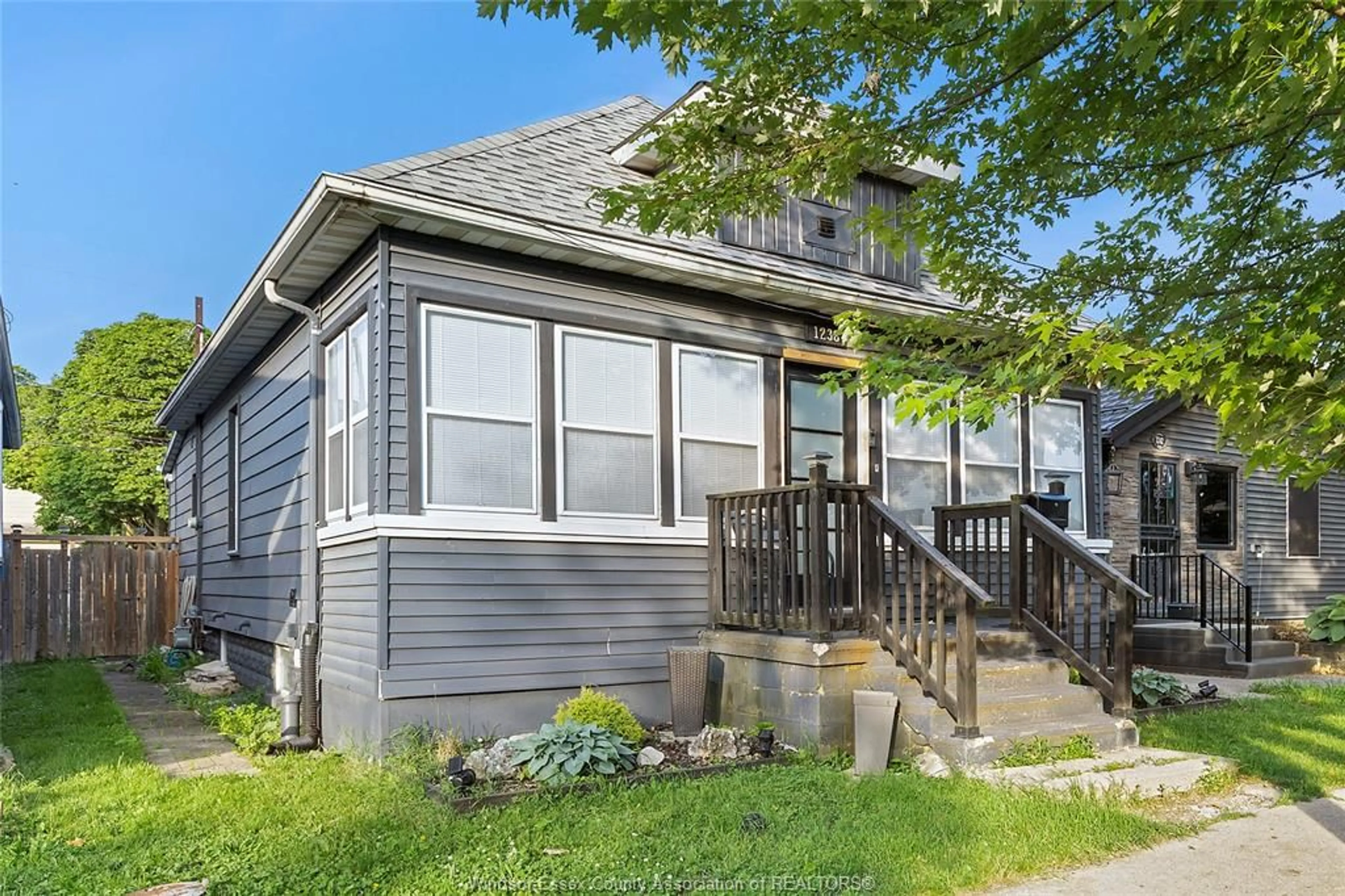 Home with vinyl exterior material, street for 1238 ALBERT Rd, Windsor Ontario N8Y 3P7