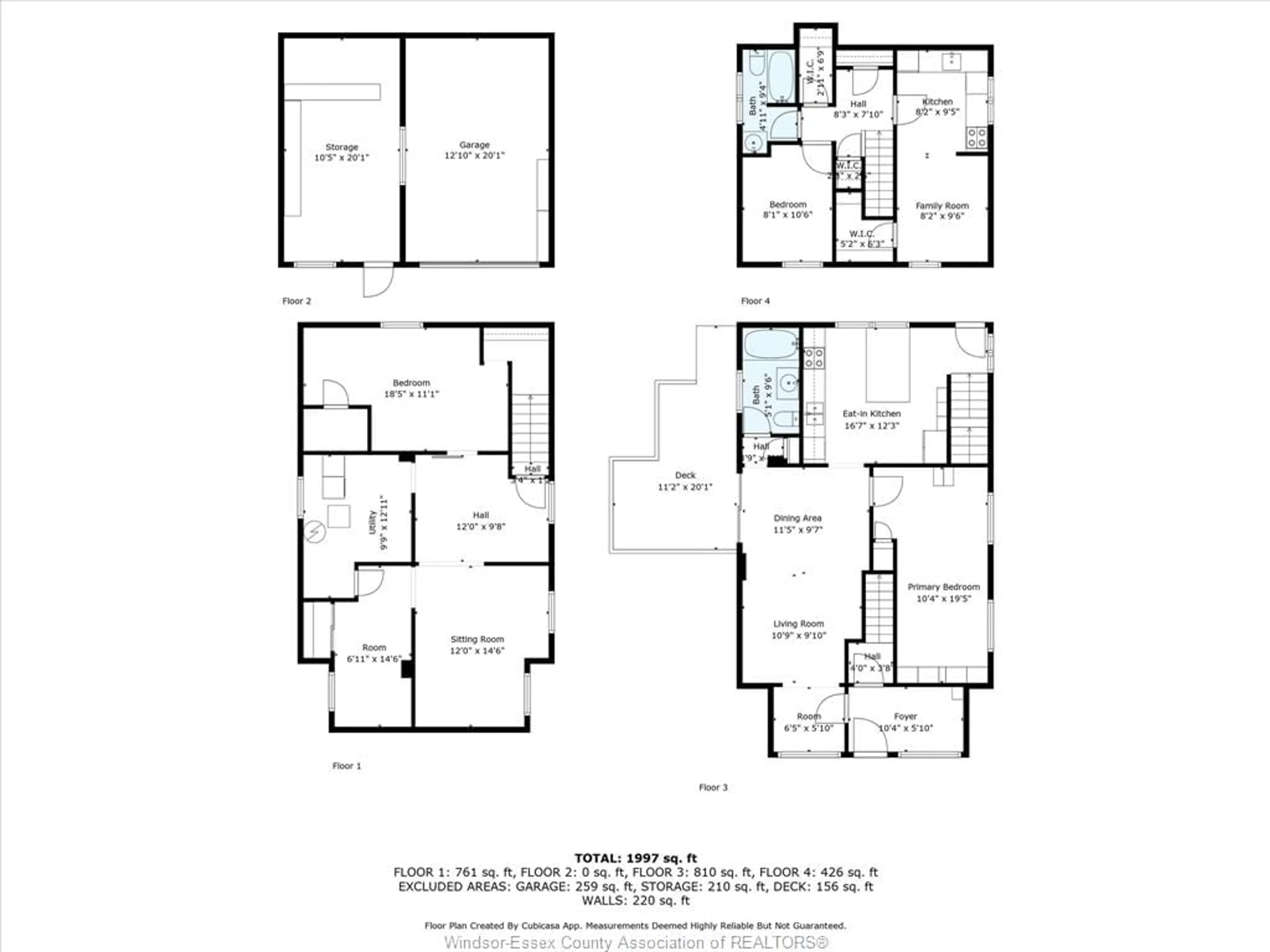 Floor plan for 1248 HIGH St, Windsor Ontario N8Y 4B2