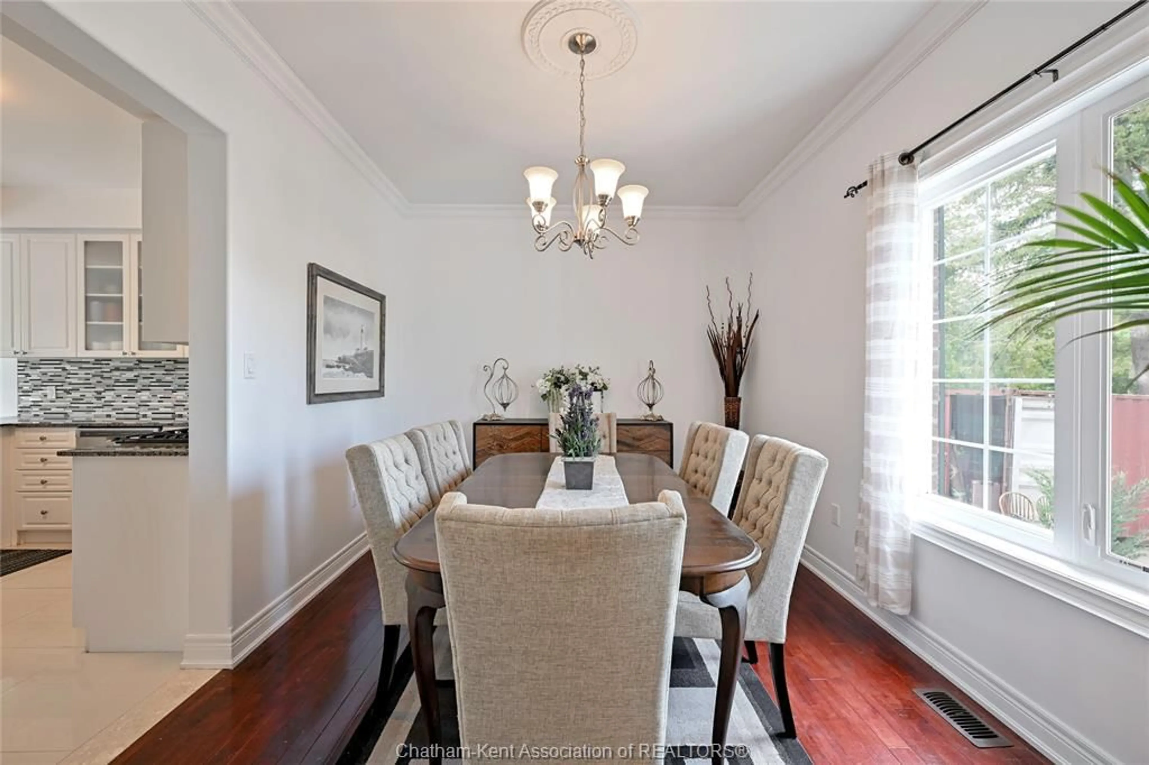 Dining room, wood/laminate floor for 140 MAIN St, Ridgetown Ontario N0P 2C0