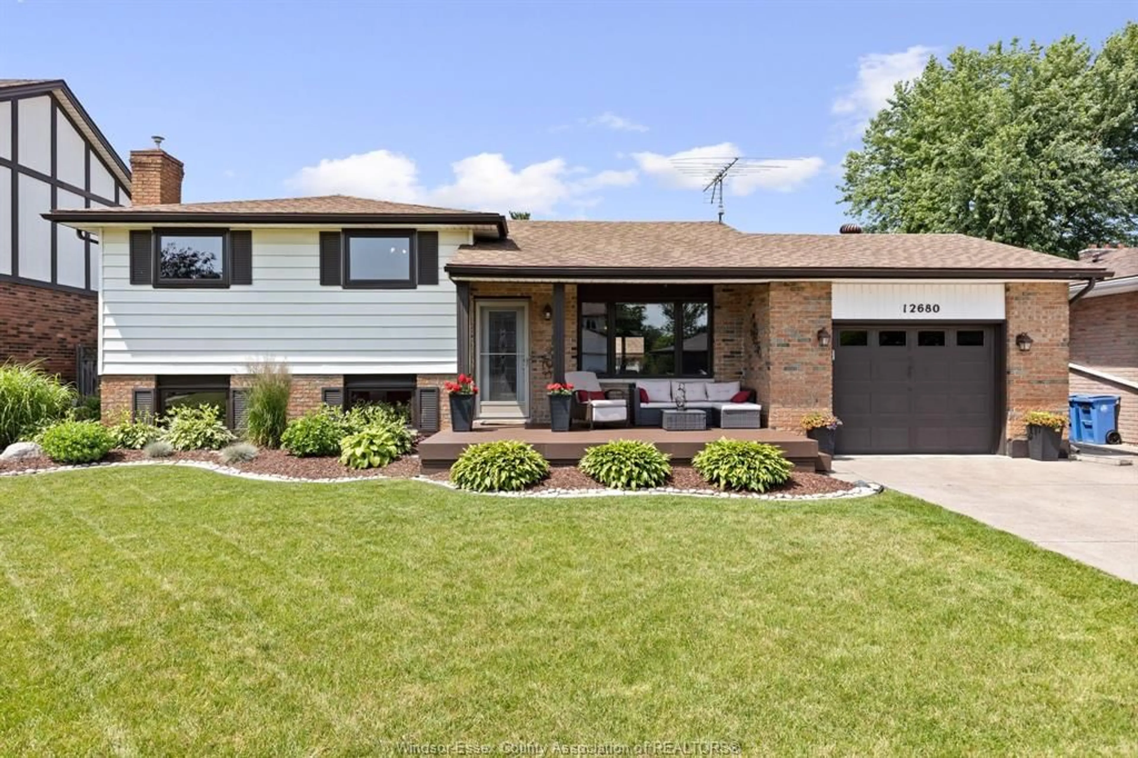 Home with brick exterior material, street for 12680 KIMBERLY Dr, Tecumseh Ontario N8N 3H7