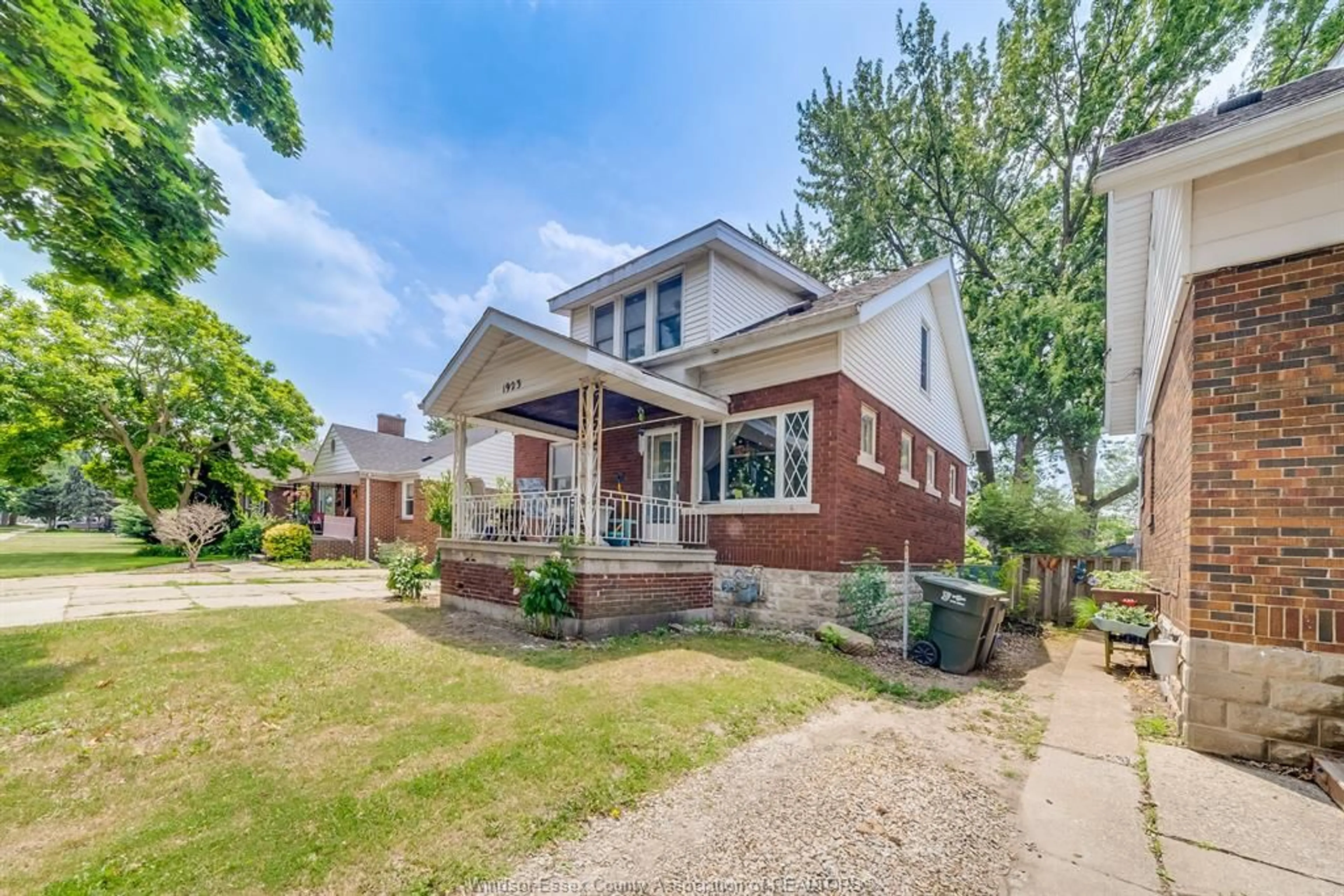 Home with brick exterior material, street for 1923 GEORGE Ave, Windsor Ontario N8W 4M2