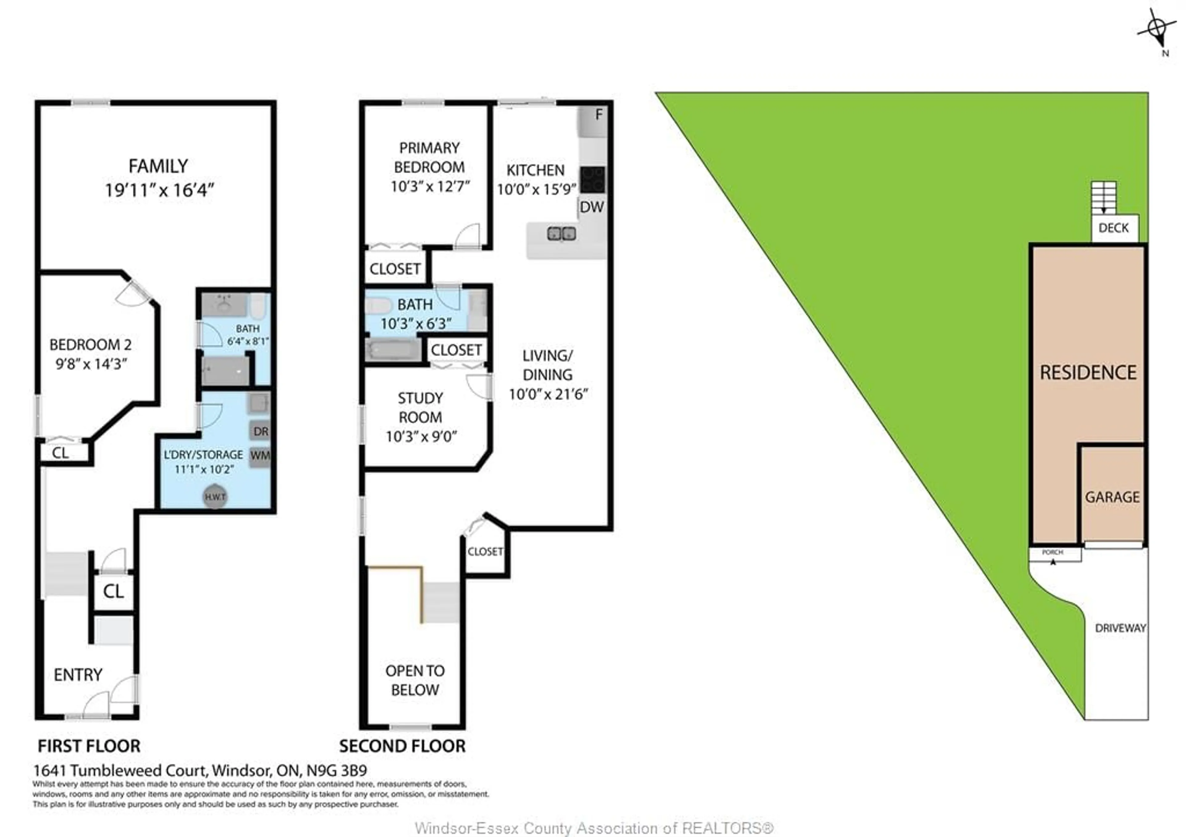 Floor plan for 1641 Tumbleweed Crt, Windsor Ontario N9G 3B9
