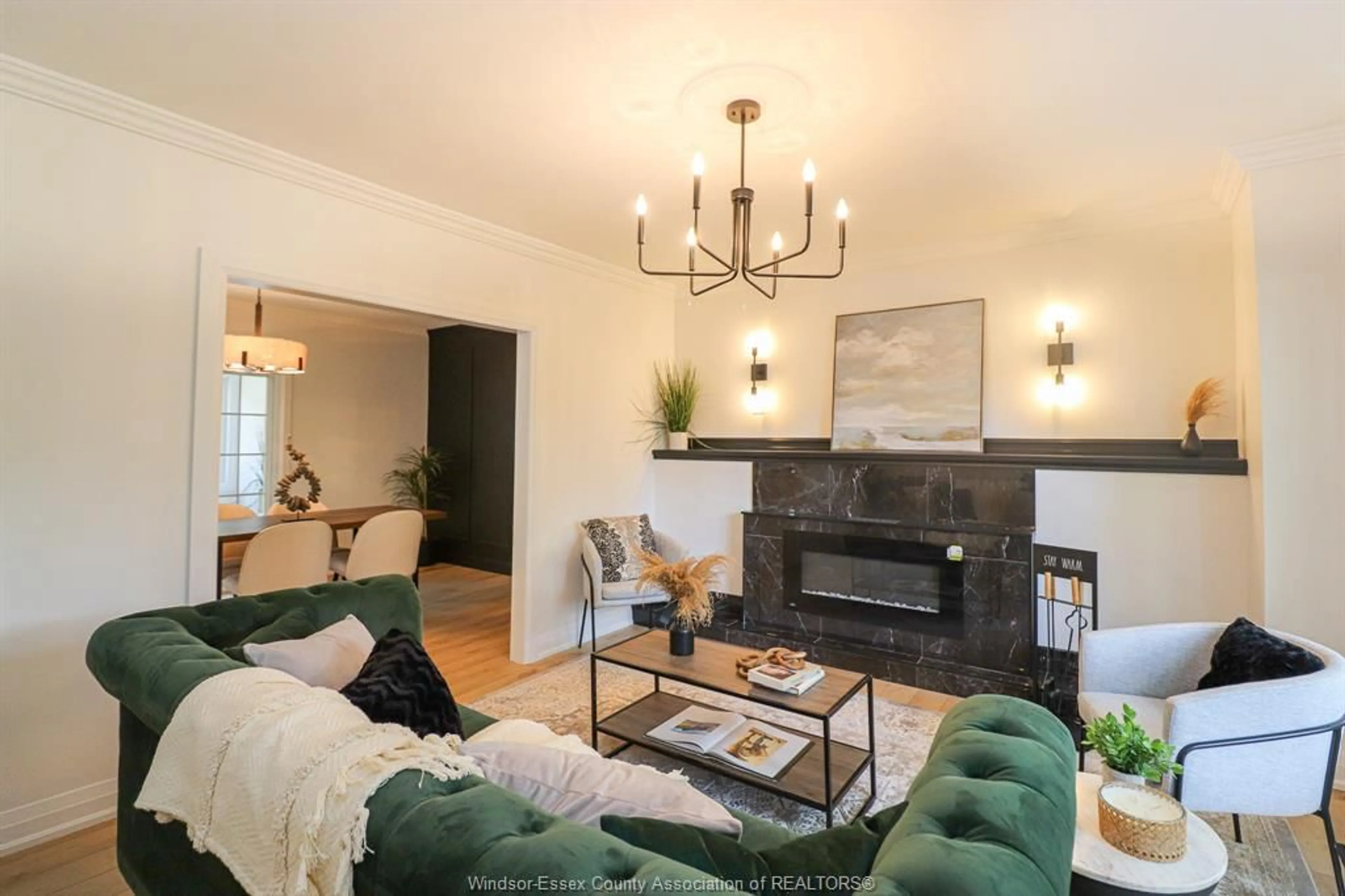 Living room with furniture, unknown for 3629 QUEEN, Windsor Ontario N9C 1P1