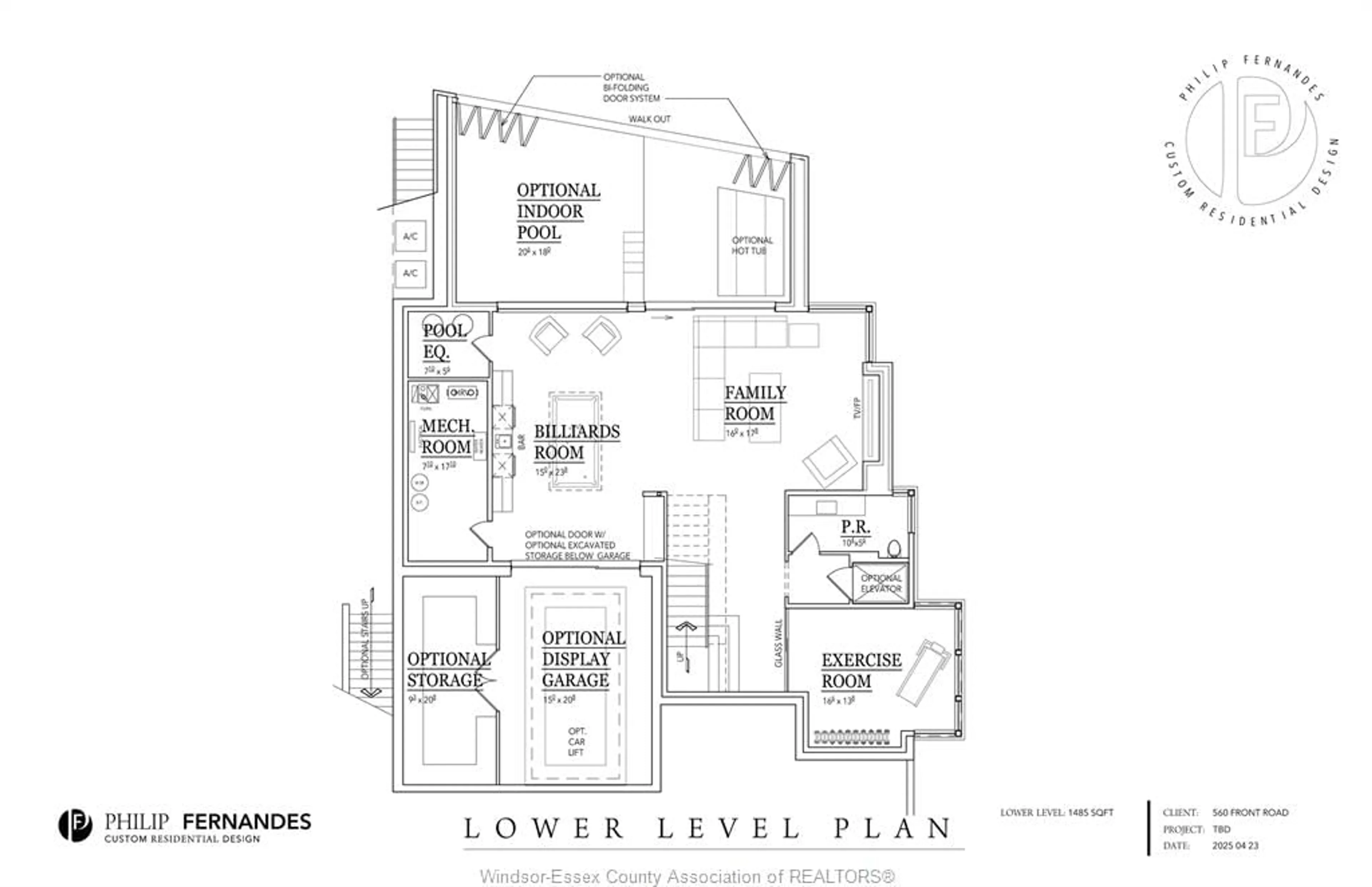 Floor plan for V/L FRONT Rd, Amherstburg Ontario N9V 2V7
