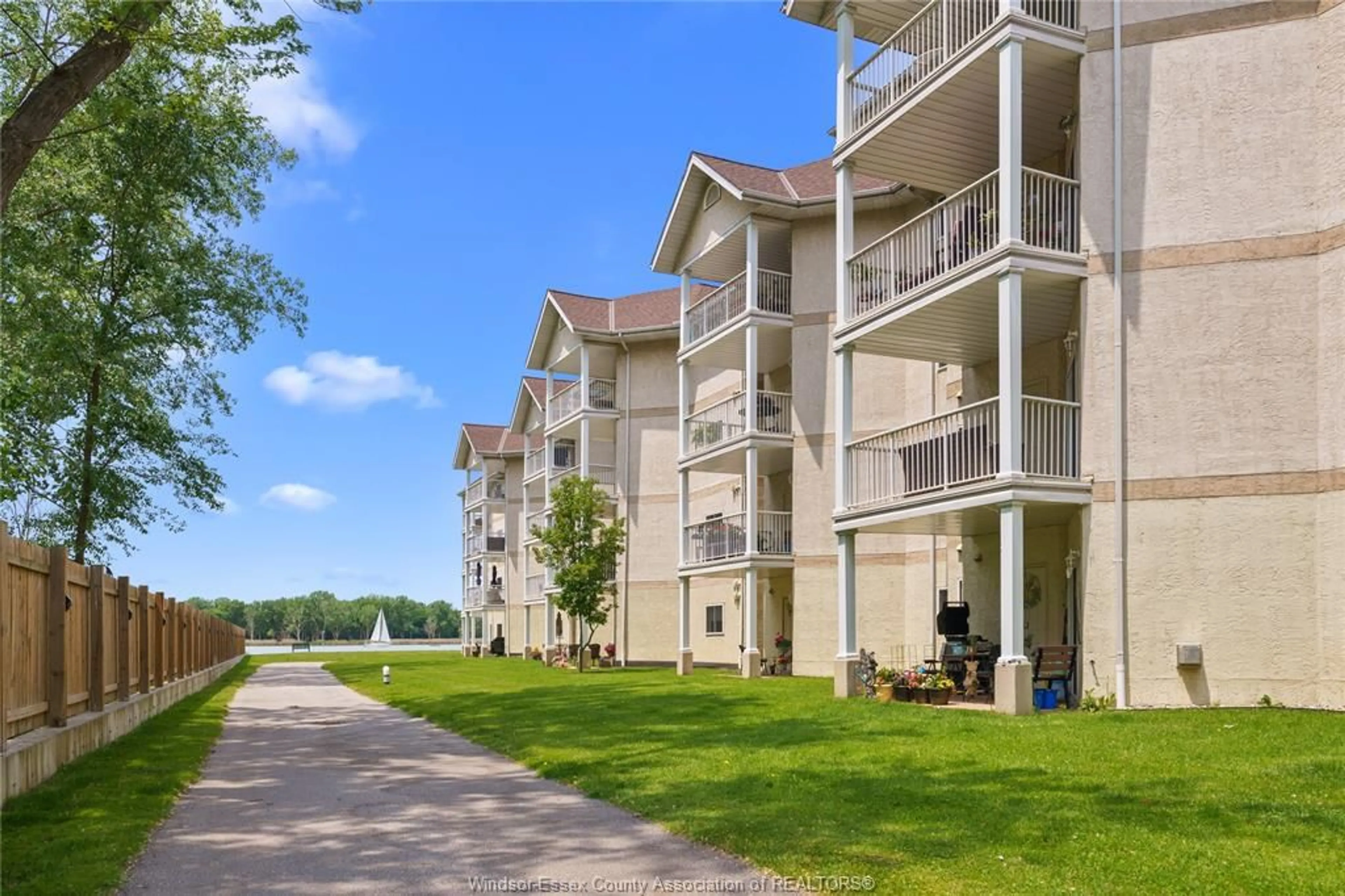 Patio, water/lake/river/ocean view for 40 ADAMS Lane #210, LaSalle Ontario N9J 3R4