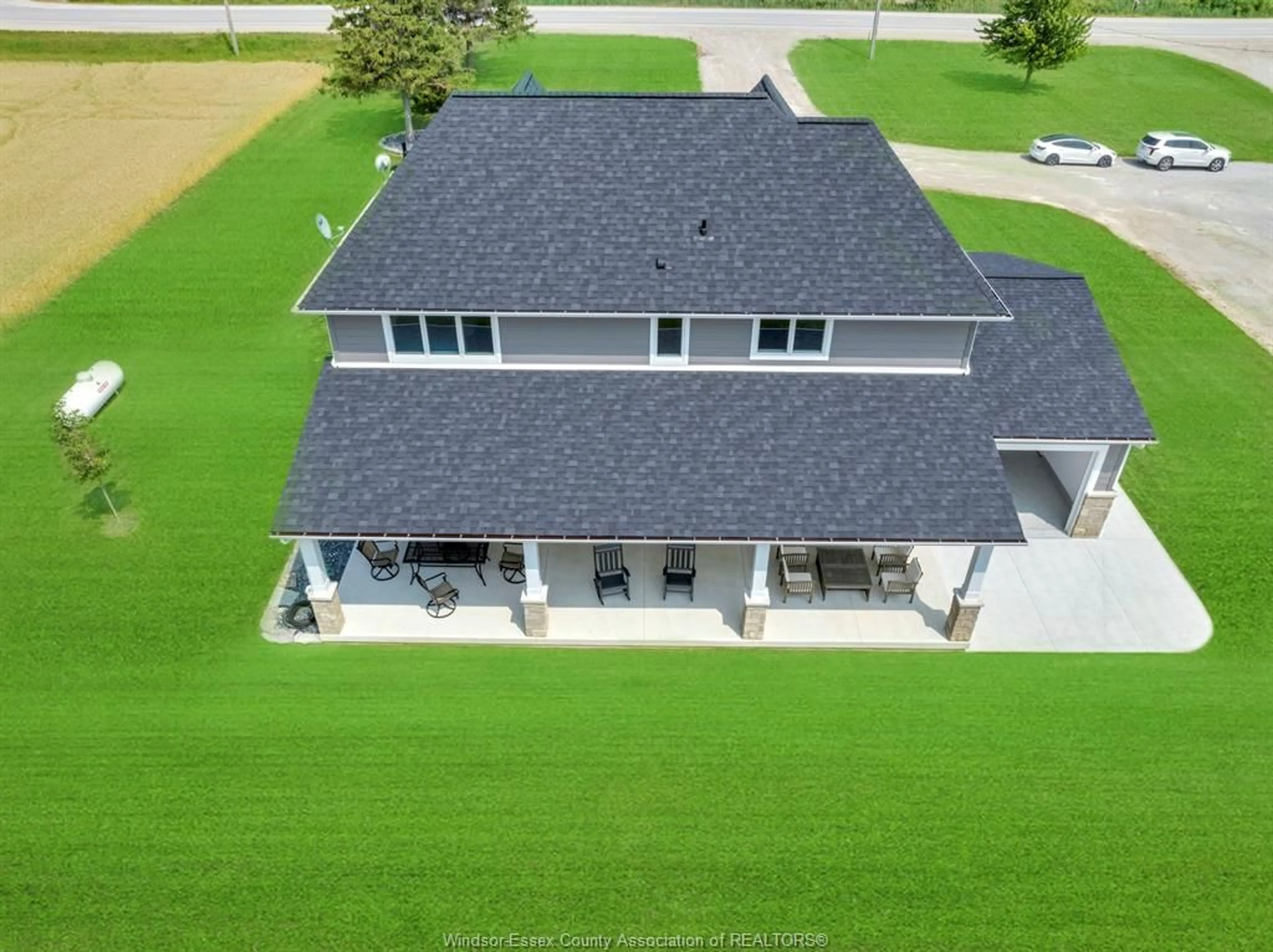 A pic from outside/outdoor area/front of a property/back of a property/a pic from drone, building for 7043 & 7045 COUNTY RD 23 (ARNER TOWNLINE), Colchester North Ontario N0R 1B0