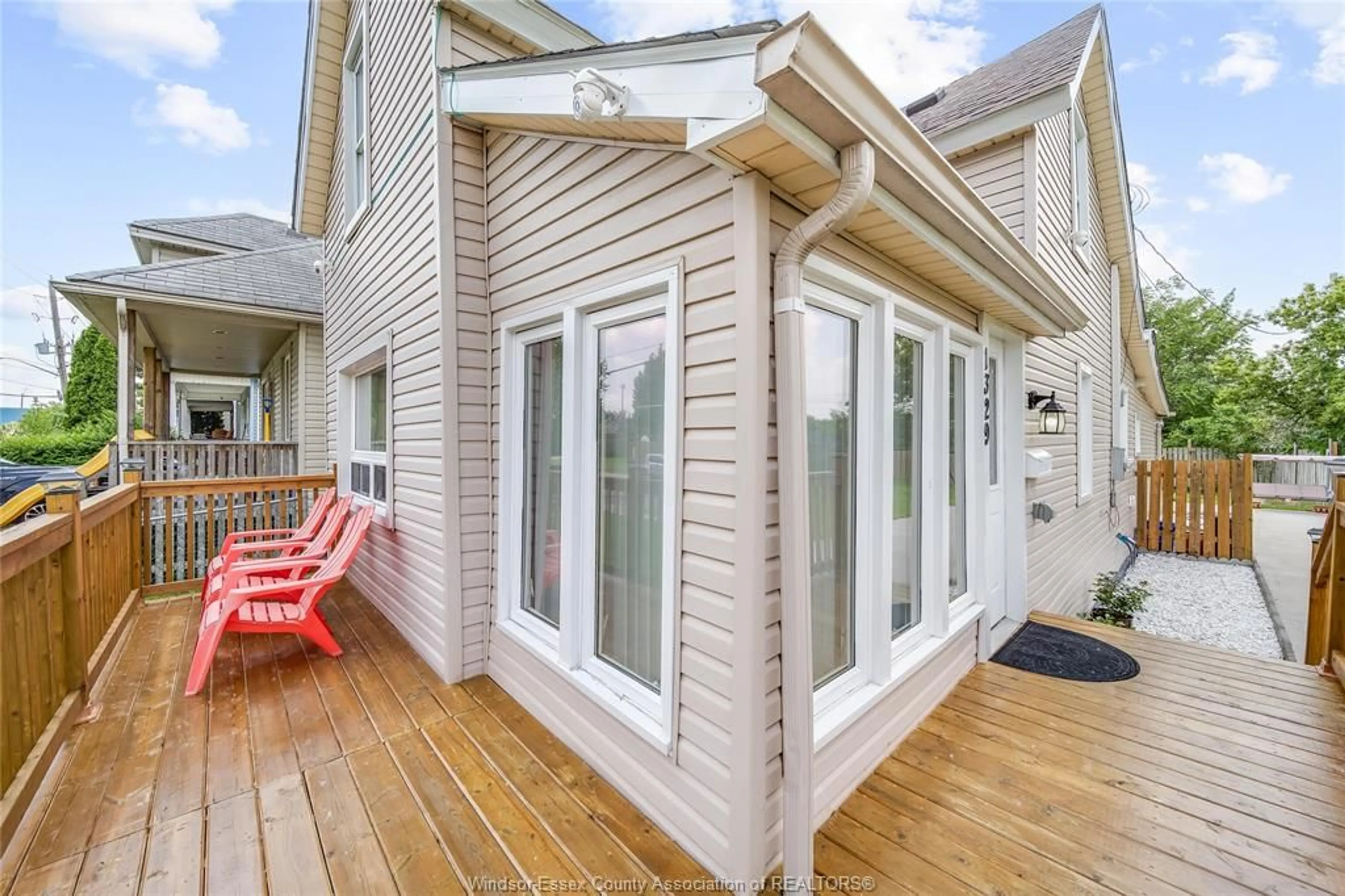 Home with vinyl exterior material, street for 1329 WELLINGTON, Windsor Ontario N8X 2C1
