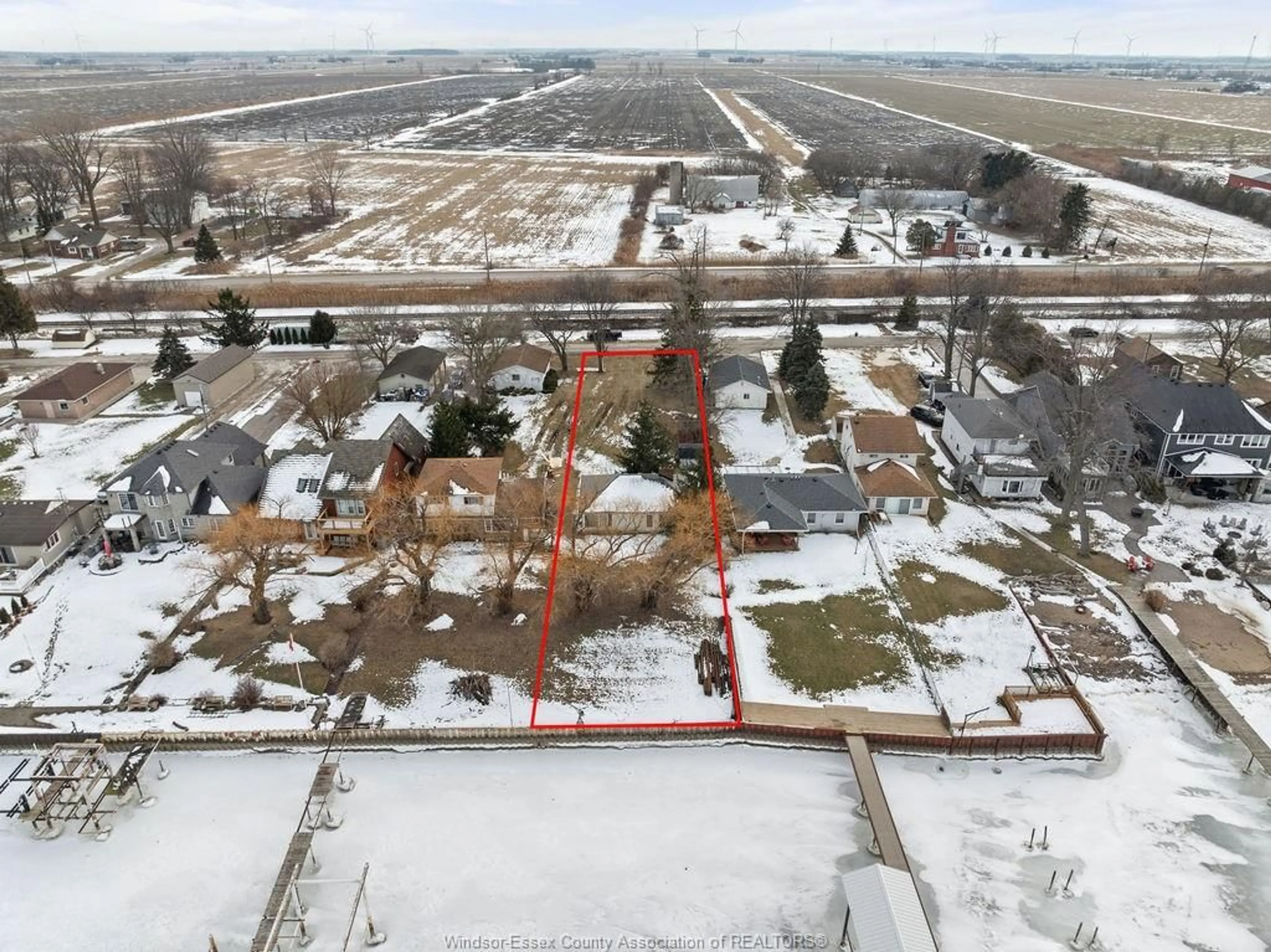 A pic from outside/outdoor area/front of a property/back of a property/a pic from drone, unknown for 503 CHARRON BEACH Rd, Lakeshore Ontario N0R 1A0