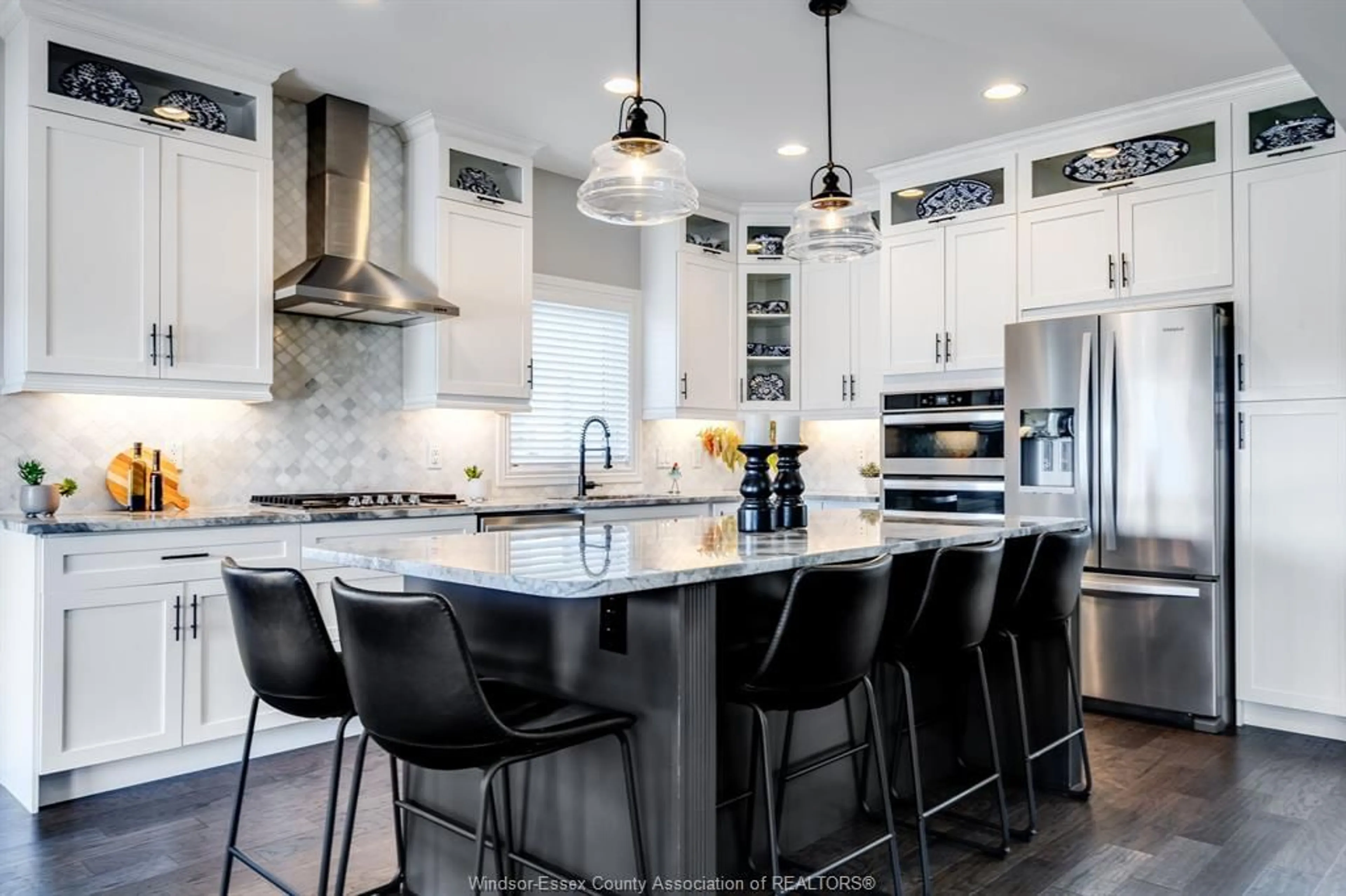 Contemporary kitchen, ceramic/tile floor for 161 Summer St, Lakeshore Ontario N0R 1A0