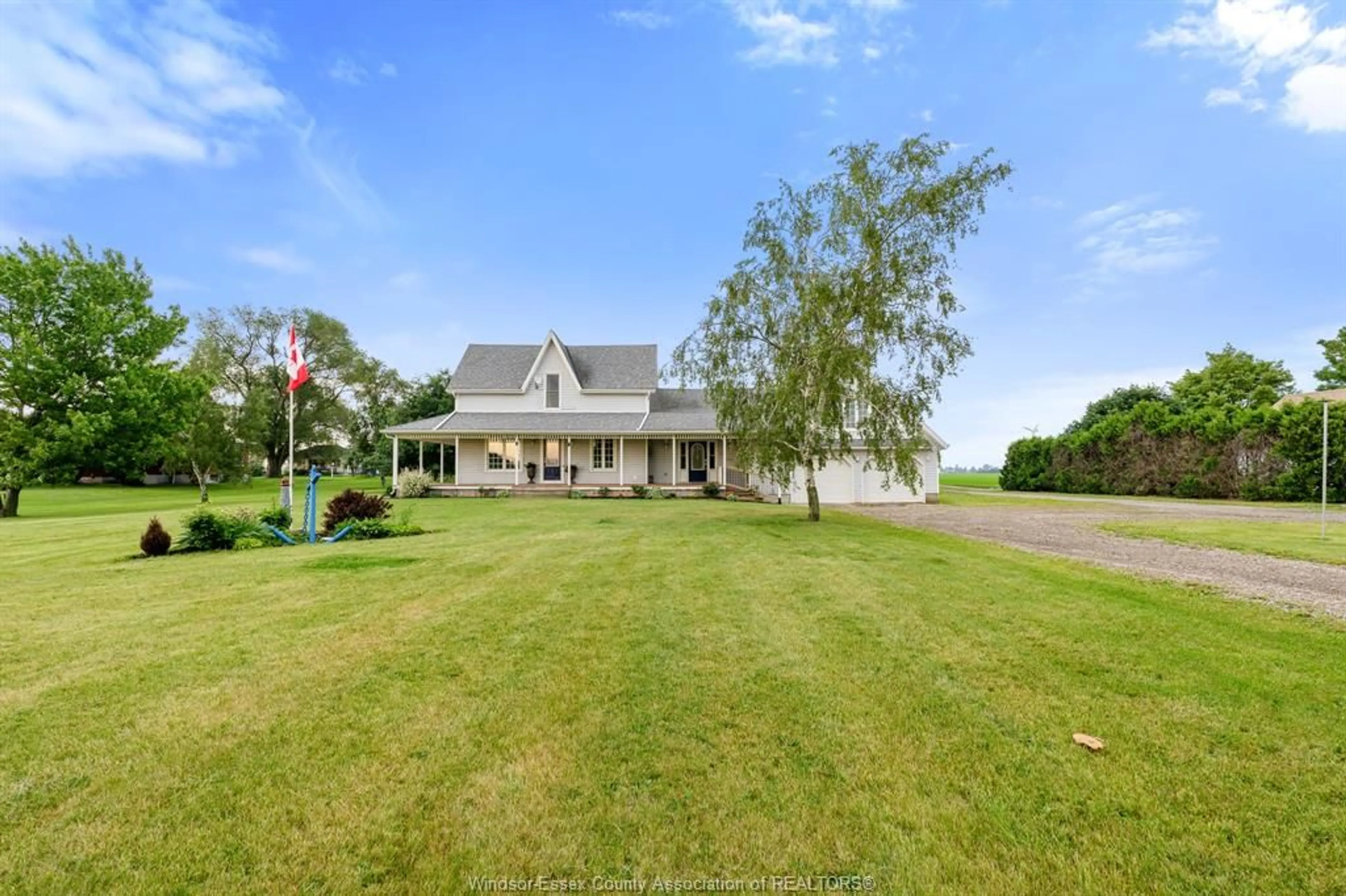 A pic from outside/outdoor area/front of a property/back of a property/a pic from drone, water/lake/river/ocean view for 18332 ERIEAU Rd, Chatham-Kent Ontario N0P 1A0