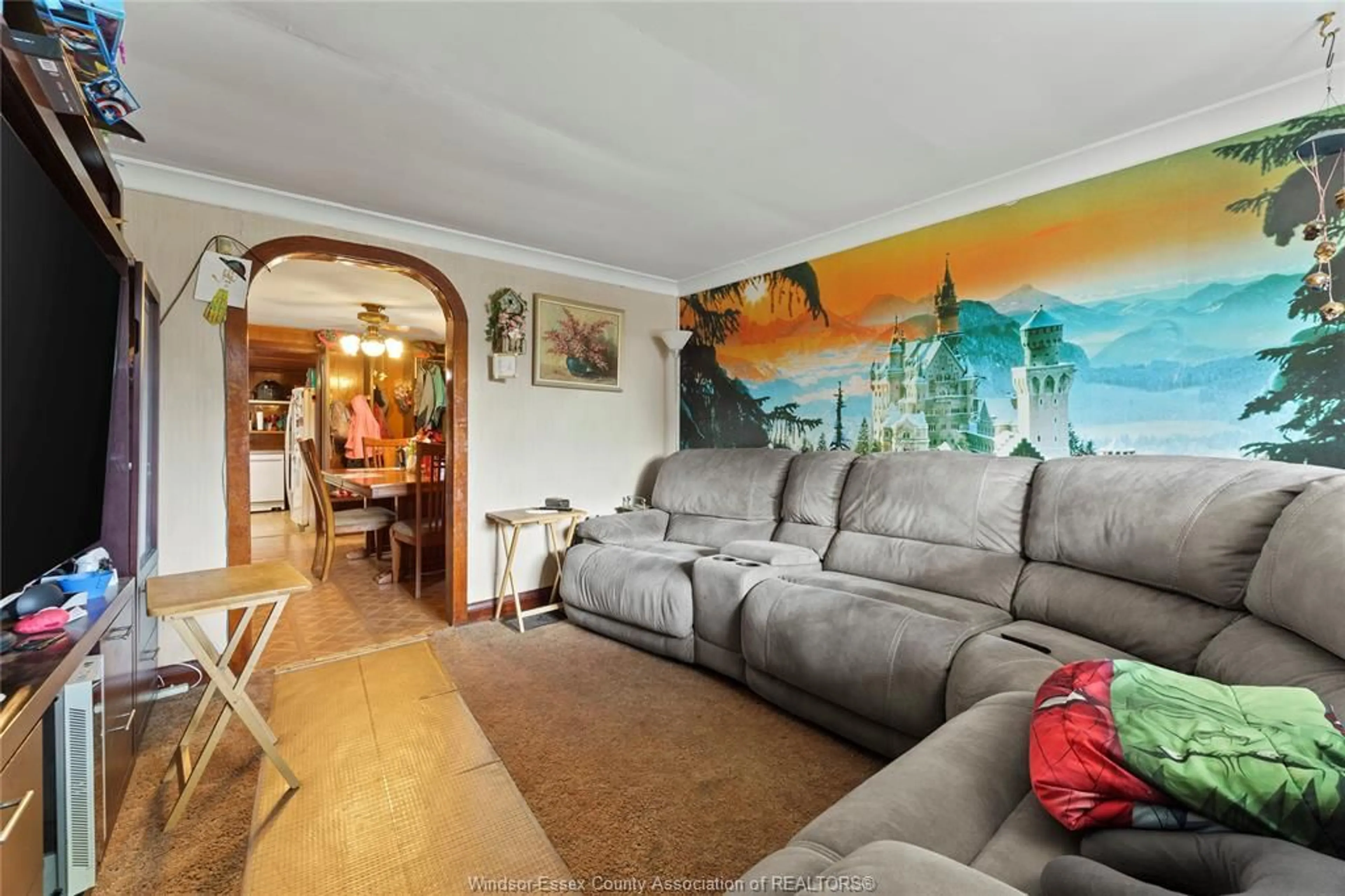 Living room with furniture, unknown for 1580 CADILLAC, Windsor Ontario N8Y 2V3