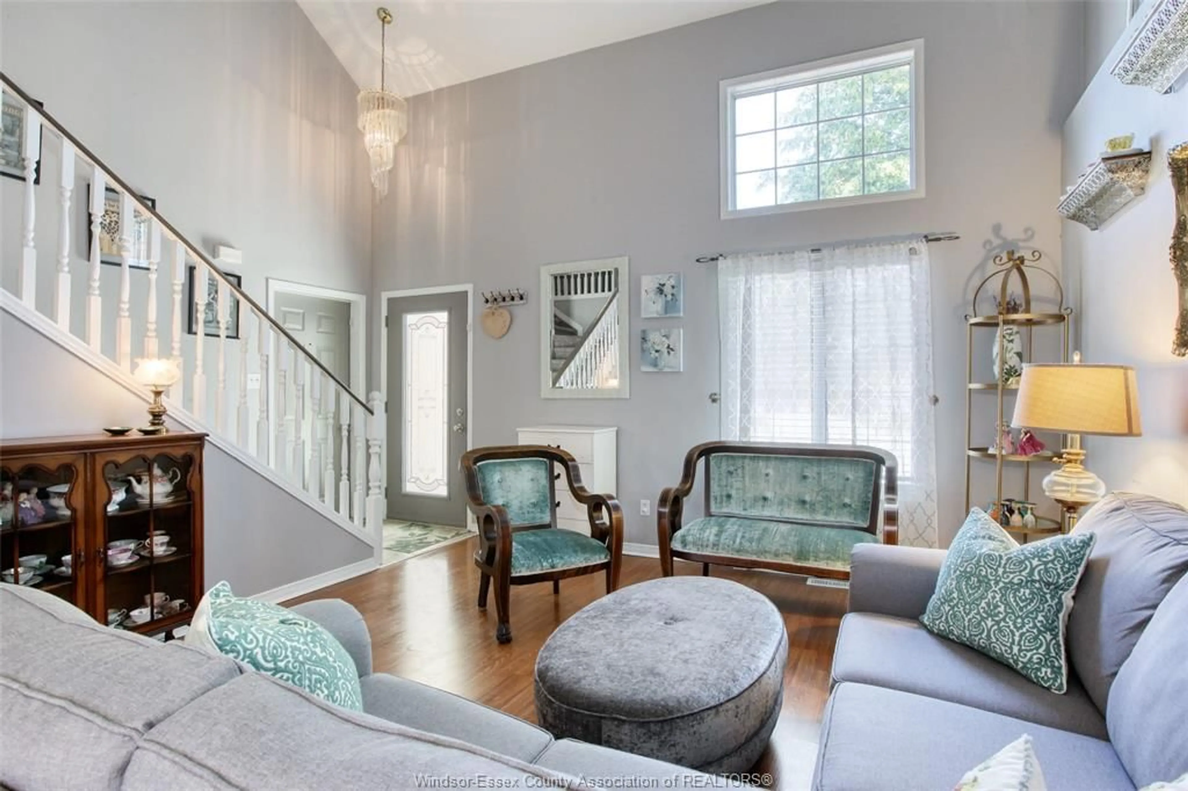 Living room with furniture, unknown for 48 HEATON, Amherstburg Ontario N9V 3V7