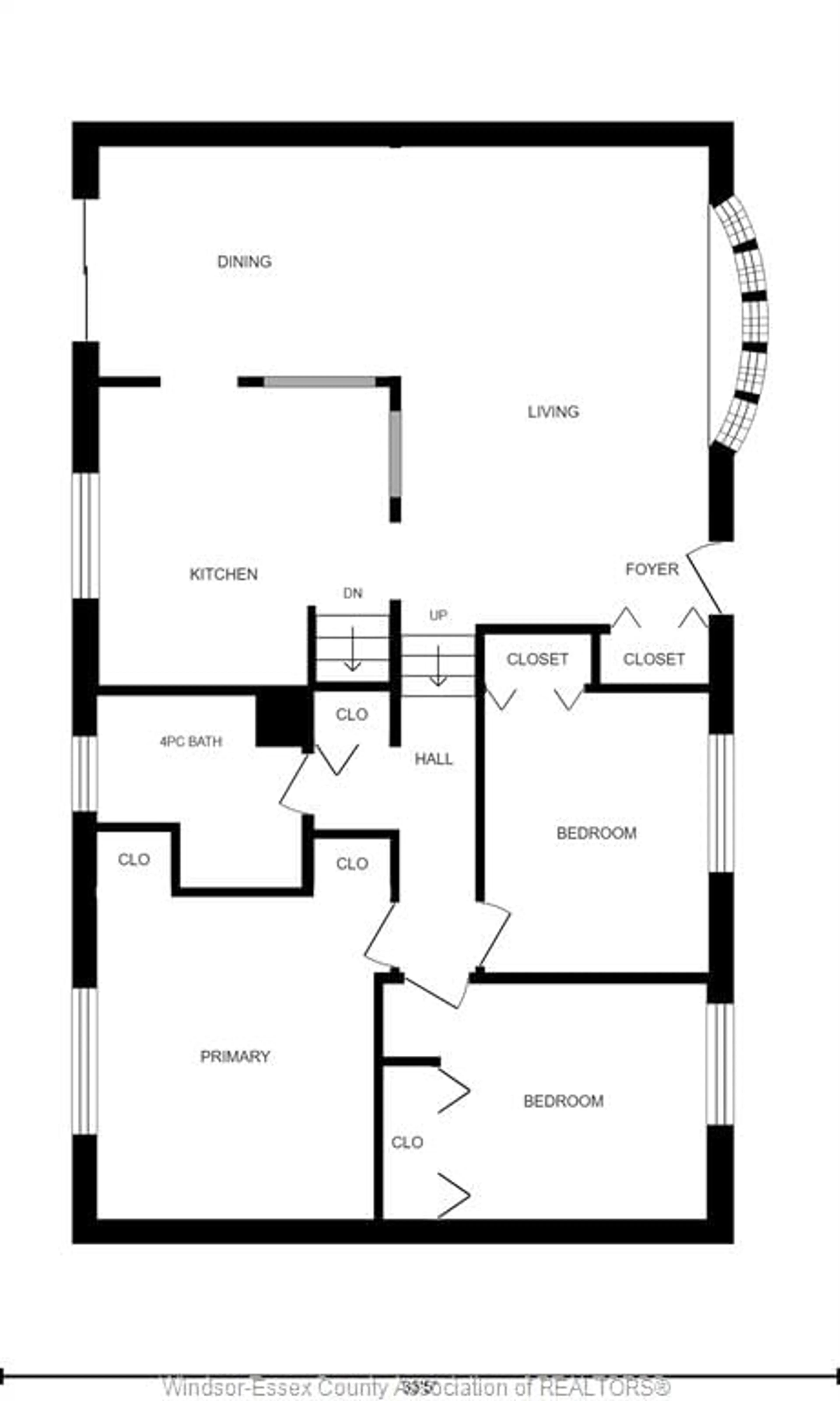 Floor plan for 1568 St. Gabriel Crt, Windsor Ontario N9E 1N9